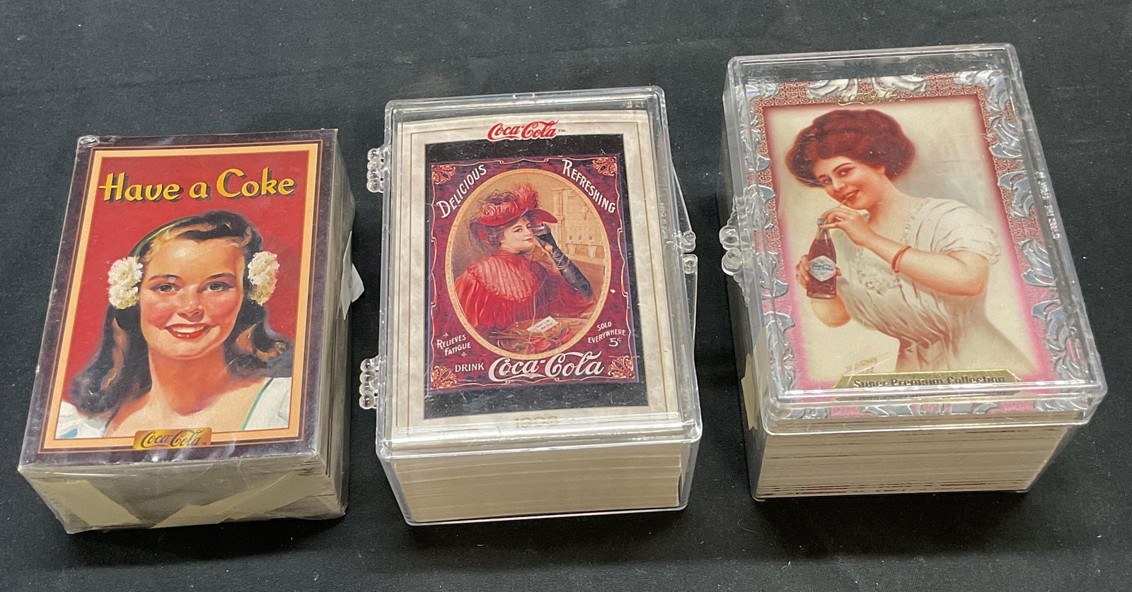Group Lot Vintage Coca Cola Trading Cards (1 of 6)