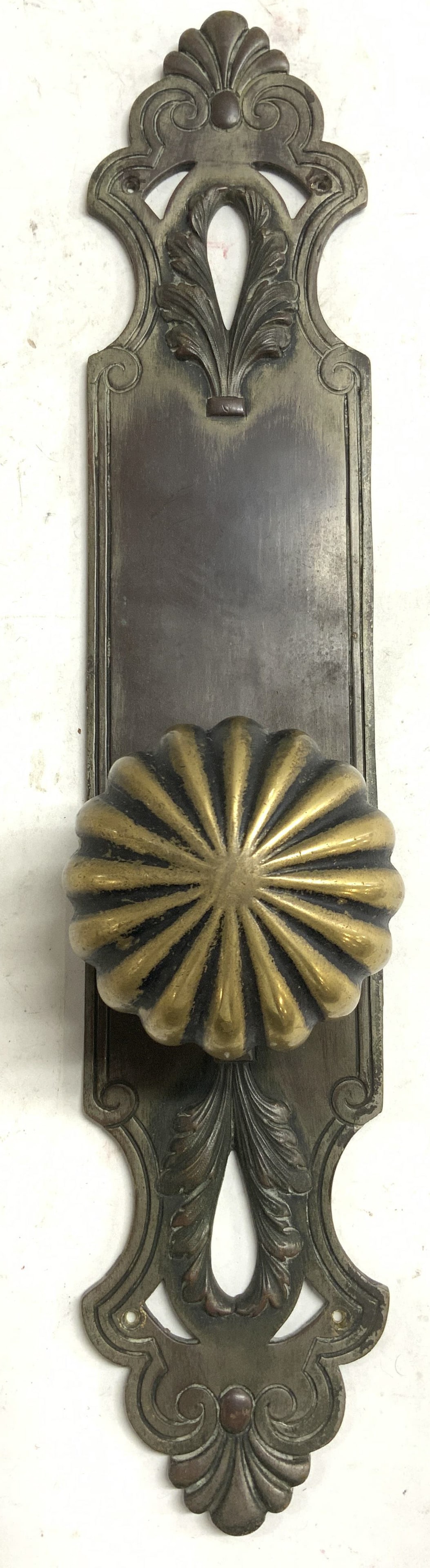 Vintage Gilt Metal Door Knob Pull (1 of 6)