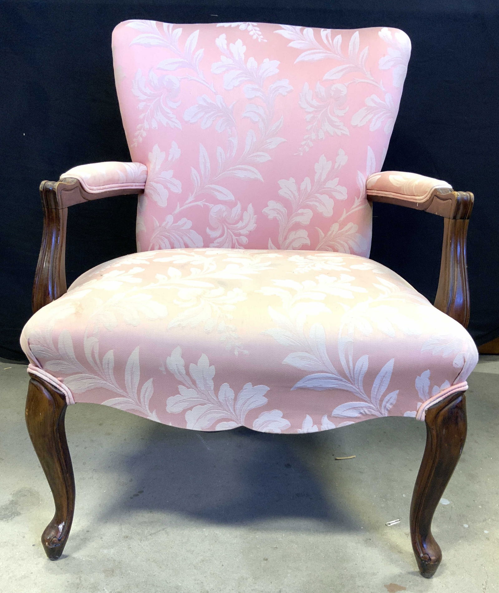 Vintage Queen Anne Style Armchair (1 of 7)