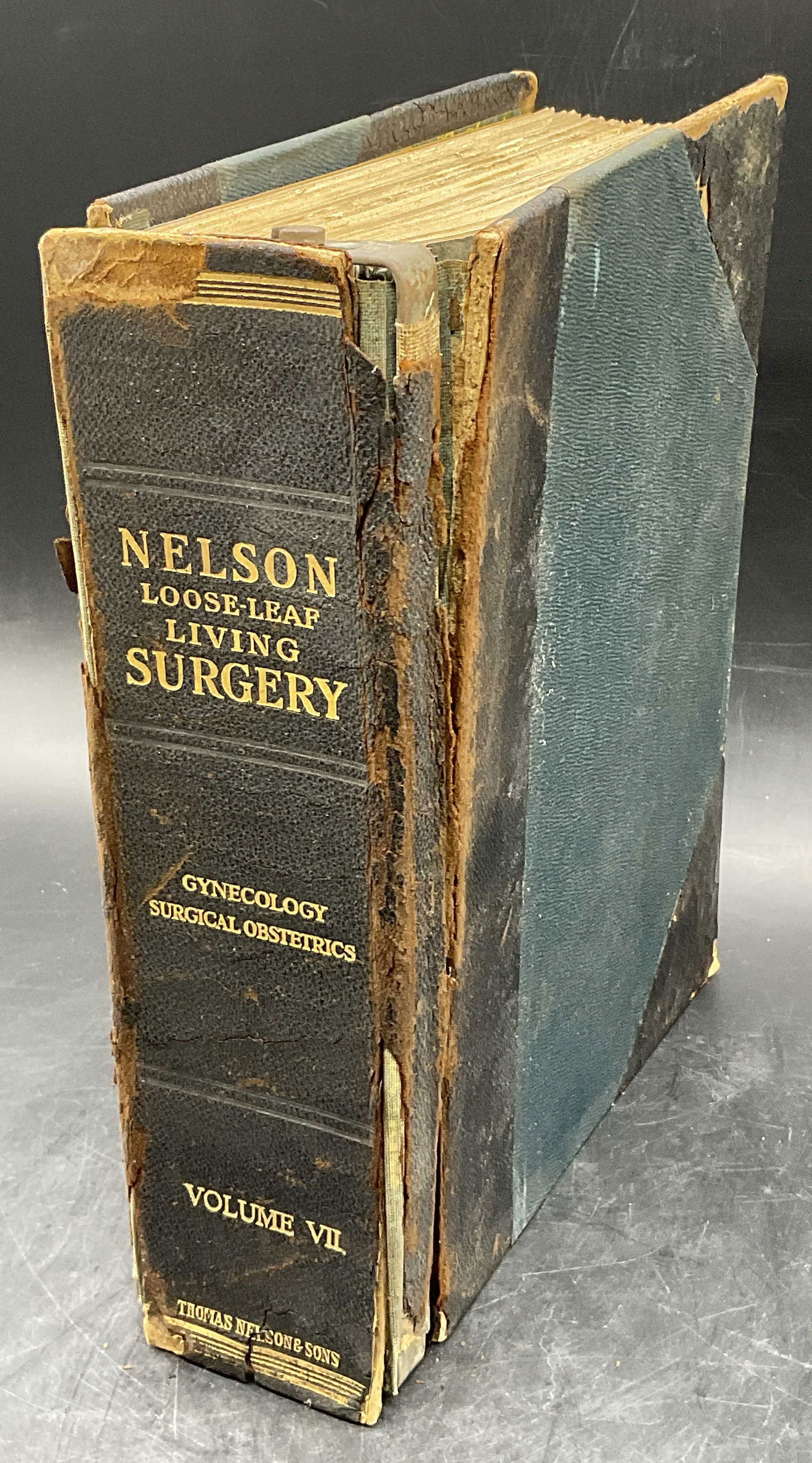 Vntg NELSON LOOSE LEAF LIVING SURGERY Ilstr Book (1 of 13)