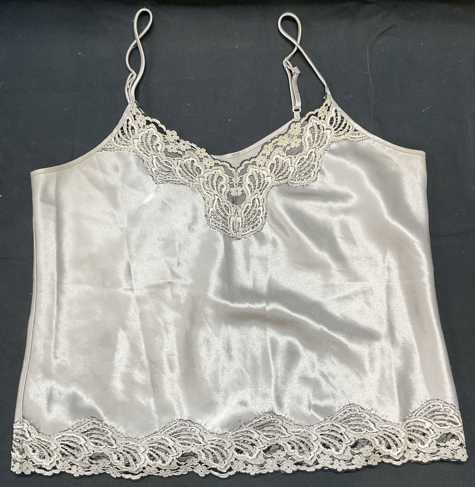 Lindsey Roscoe Grey Lace Camisole Top (1 of 6)