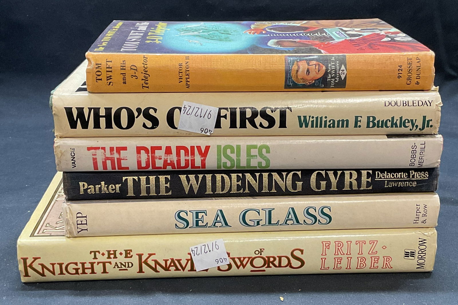 6 Vtg Mystery & Science Fic Books 1stEd&More 1964+ (1 of 8)