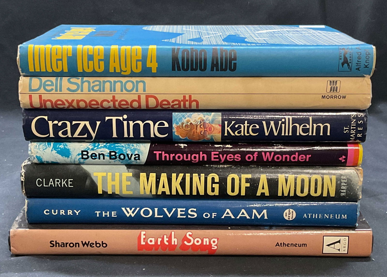 7Vtg Science Fic & Mystery Books 1stEd&more 1957+ (1 of 9)