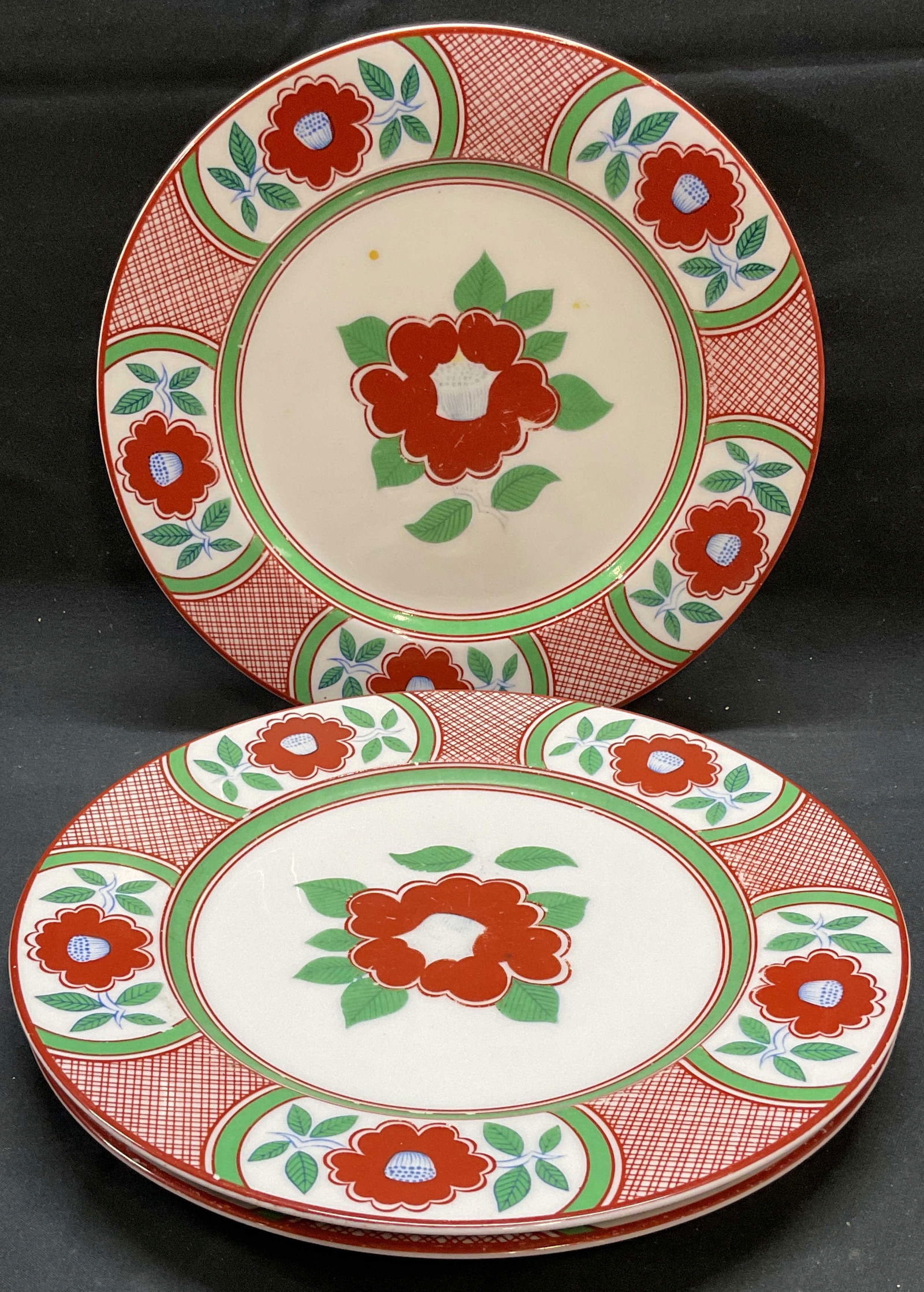Set 3 Fitz & Floyd Neiman Marcus Porcelain Plates (1 of 7)