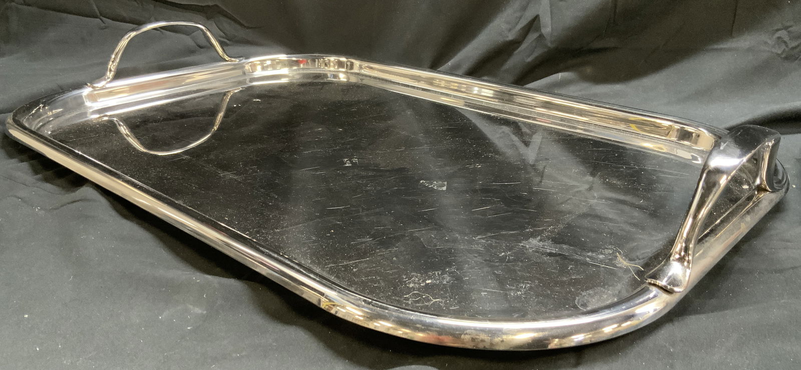 ENZO MARI PER ZANI E ZANI Metal Serv Tray W Hndls (1 of 7)