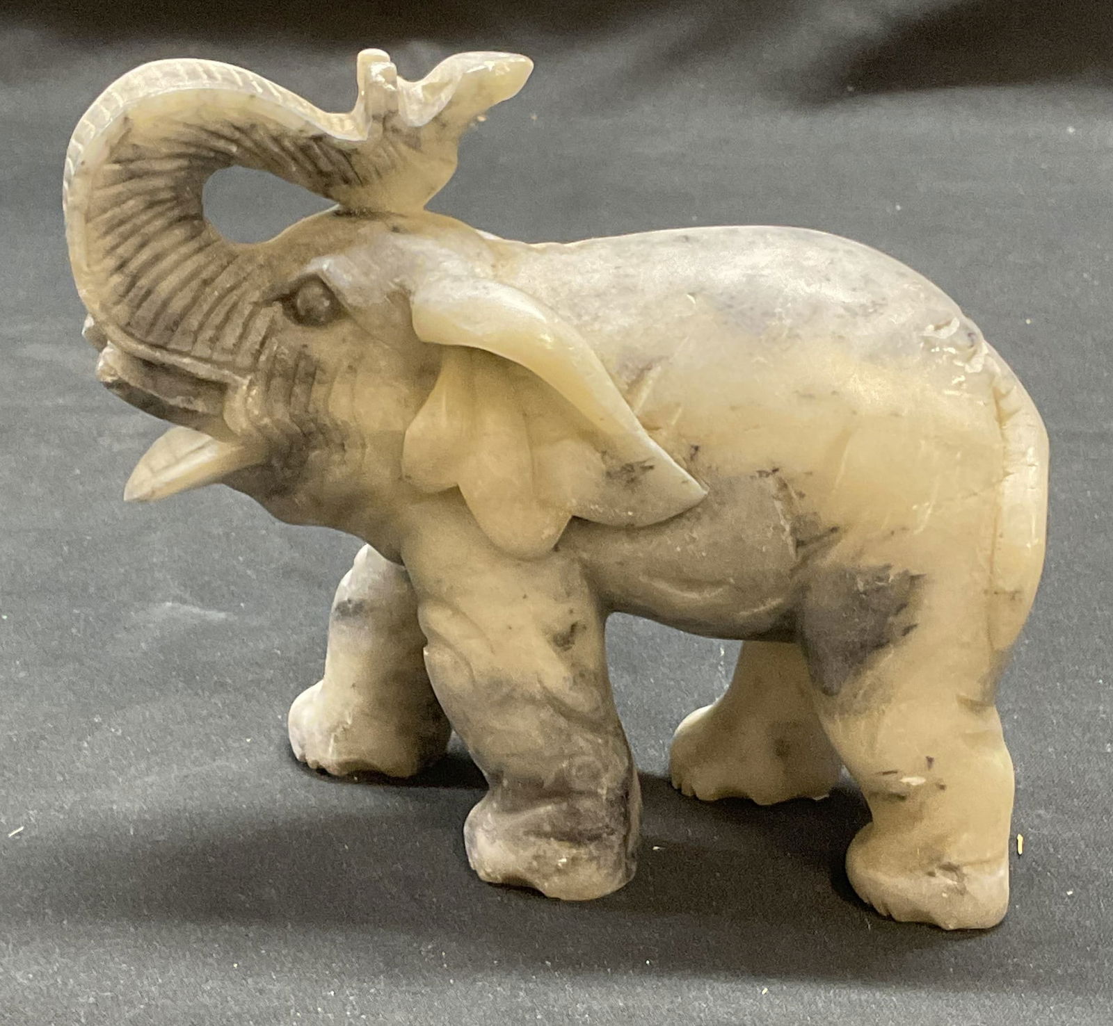 Hand Carved Stone Elephant Figural (1 of 6)