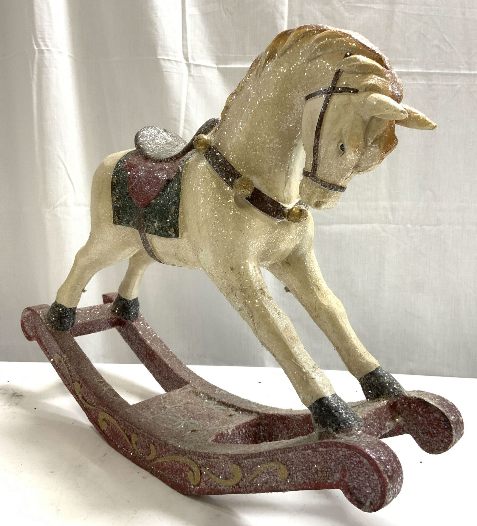 Composite Rocking Horse Figure With Sparkles18in (1 of 8)
