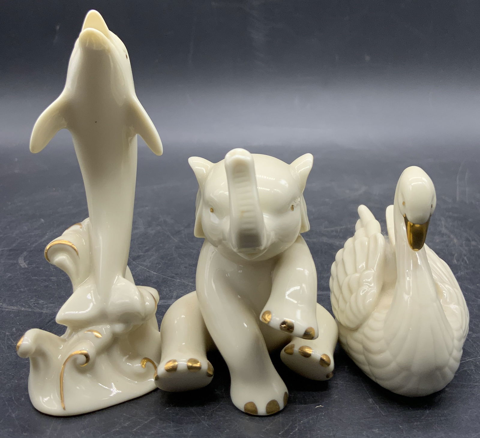 LENOX Signed Porcelain Animal Figurals, Swan + (1 of 9)