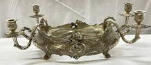 Vintage Silver Plated Candelabrum Centerpiece