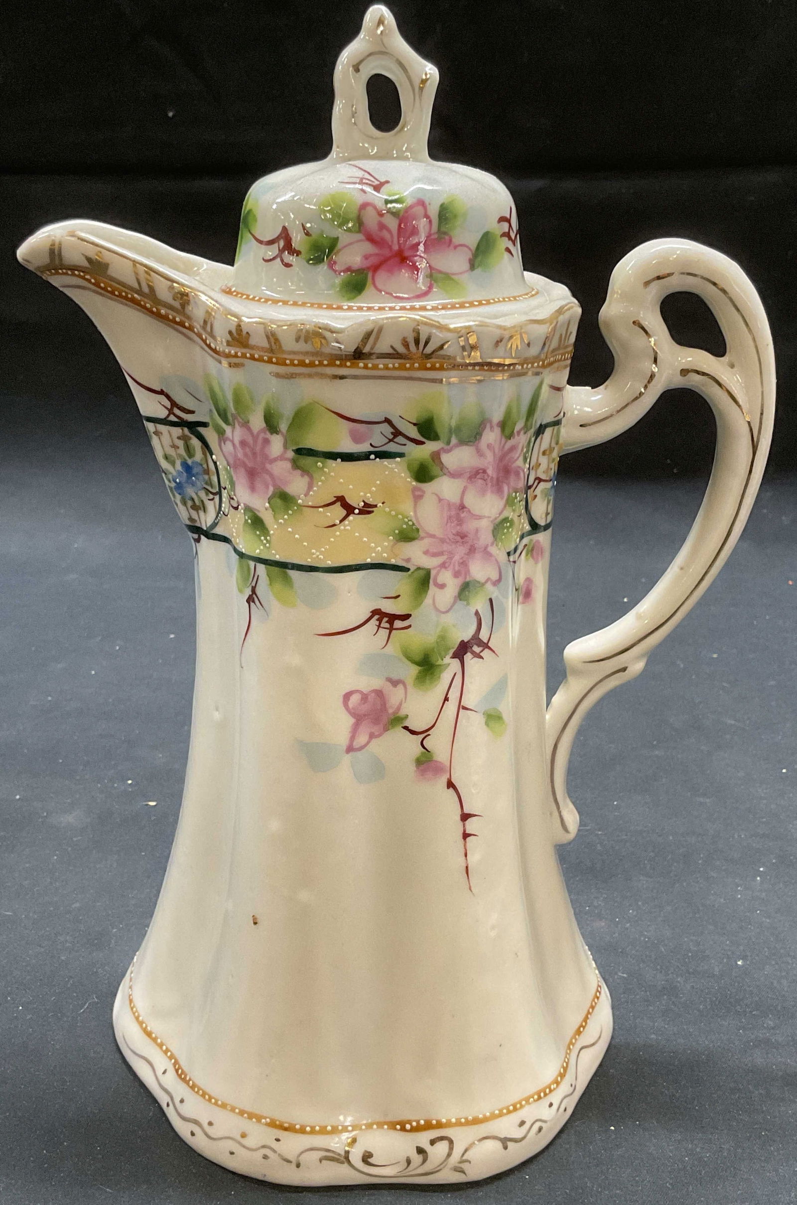 Vintage Hand Painted porcelain Coffee Pot (1 of 6)