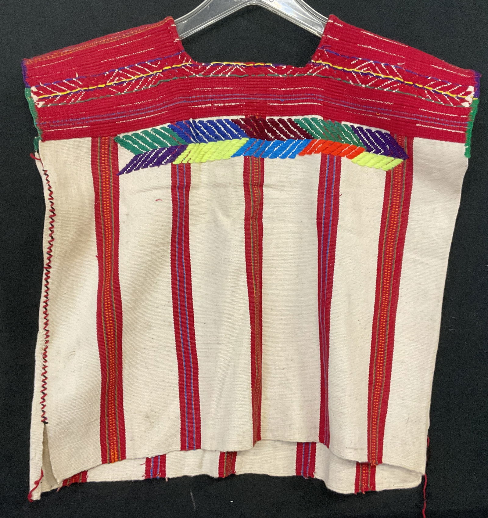 Vintage Handmade Woven Huipil Poncho (1 of 9)