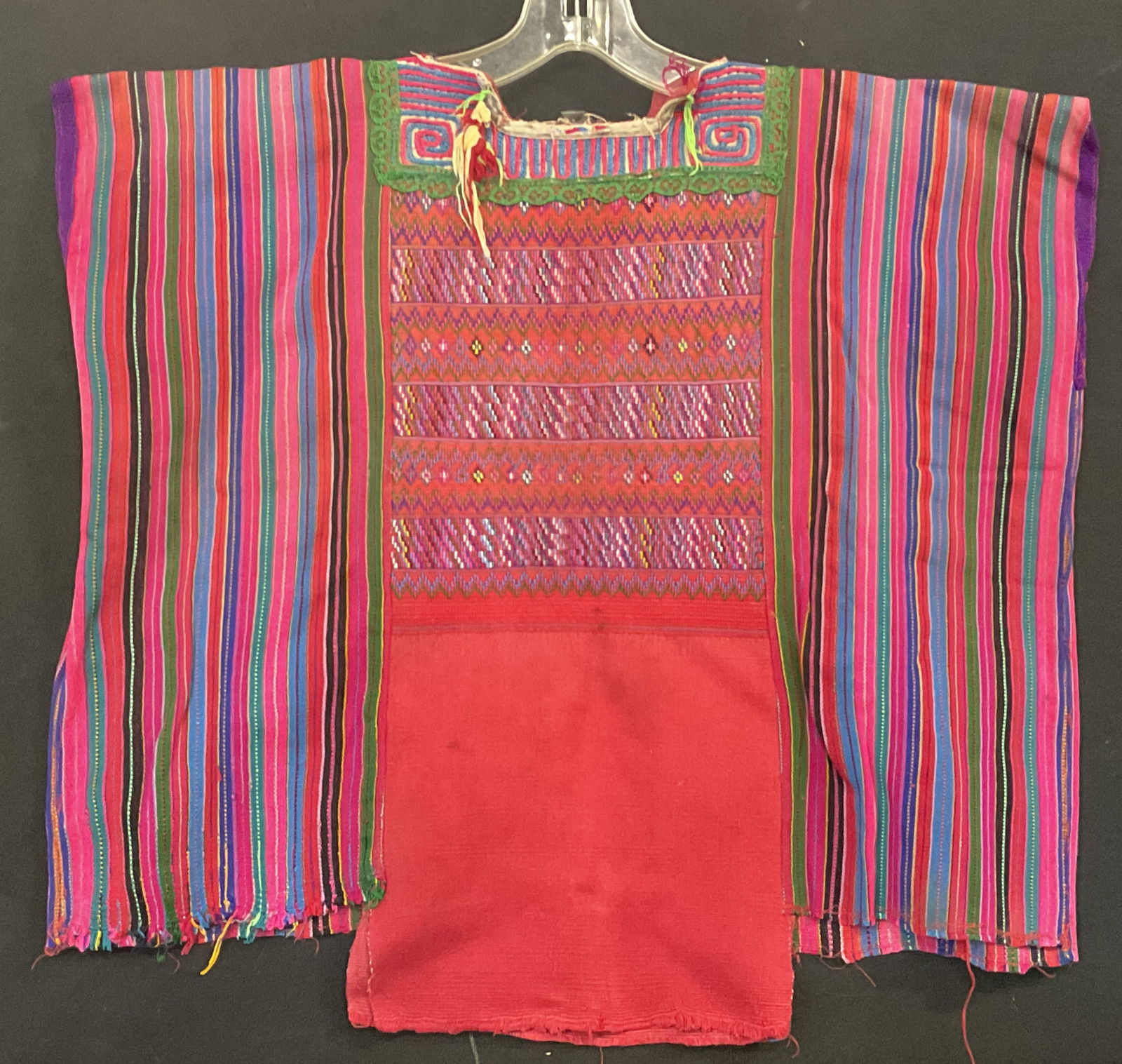 Vintage Handmade Woven Huipil Poncho (1 of 8)