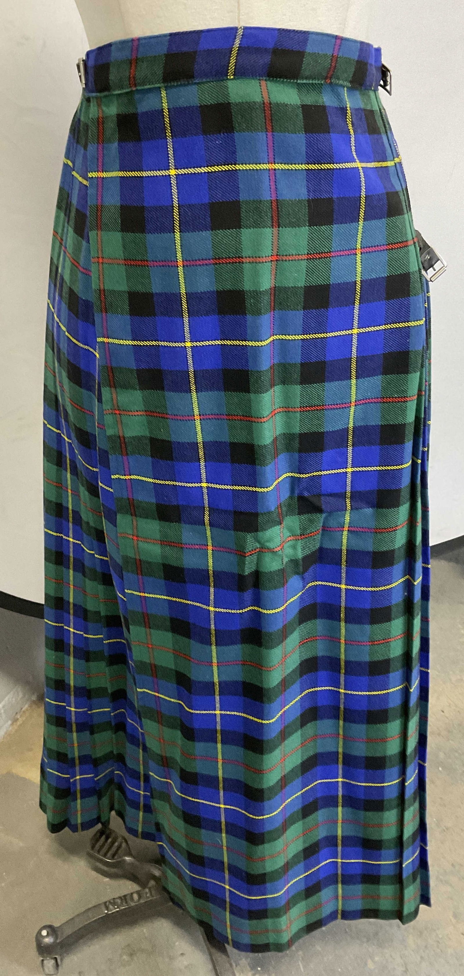 ENGLISH SPORTS SHOP Plaid Wool Blend Skirt, Eng (1 of 8)
