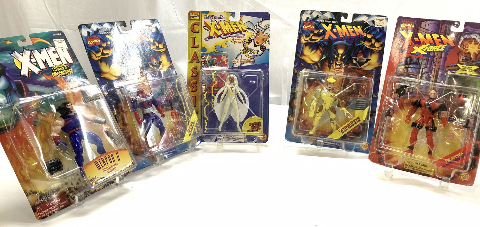 5 X-MEN ACTION FIGURES by Marvel Comics, NIB (1 of 6)