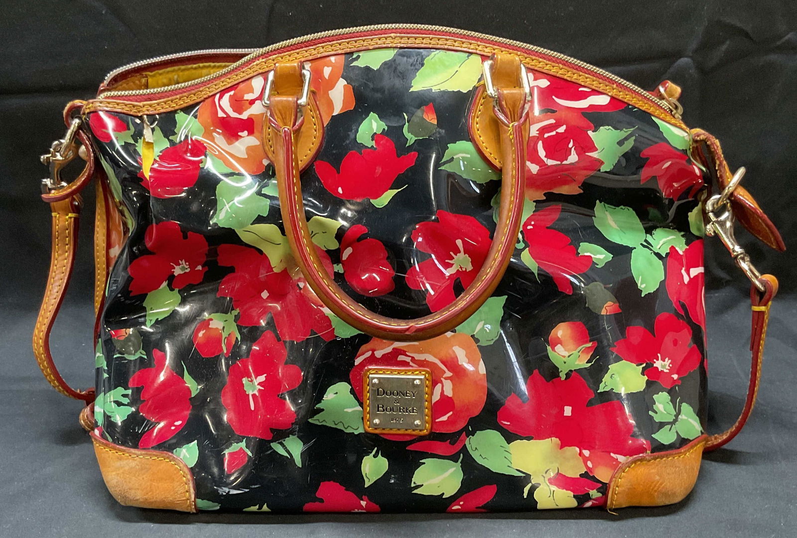 Dooney & Bourke Rose Garden Dome Satchel (1 of 8)