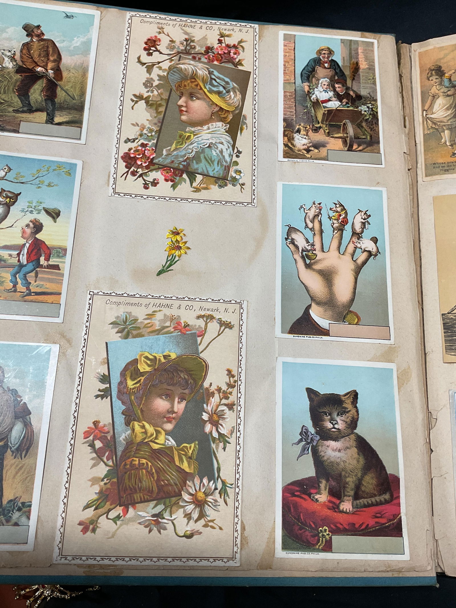 Antique Postcard Ephemera Scrapbook (1 of 9)