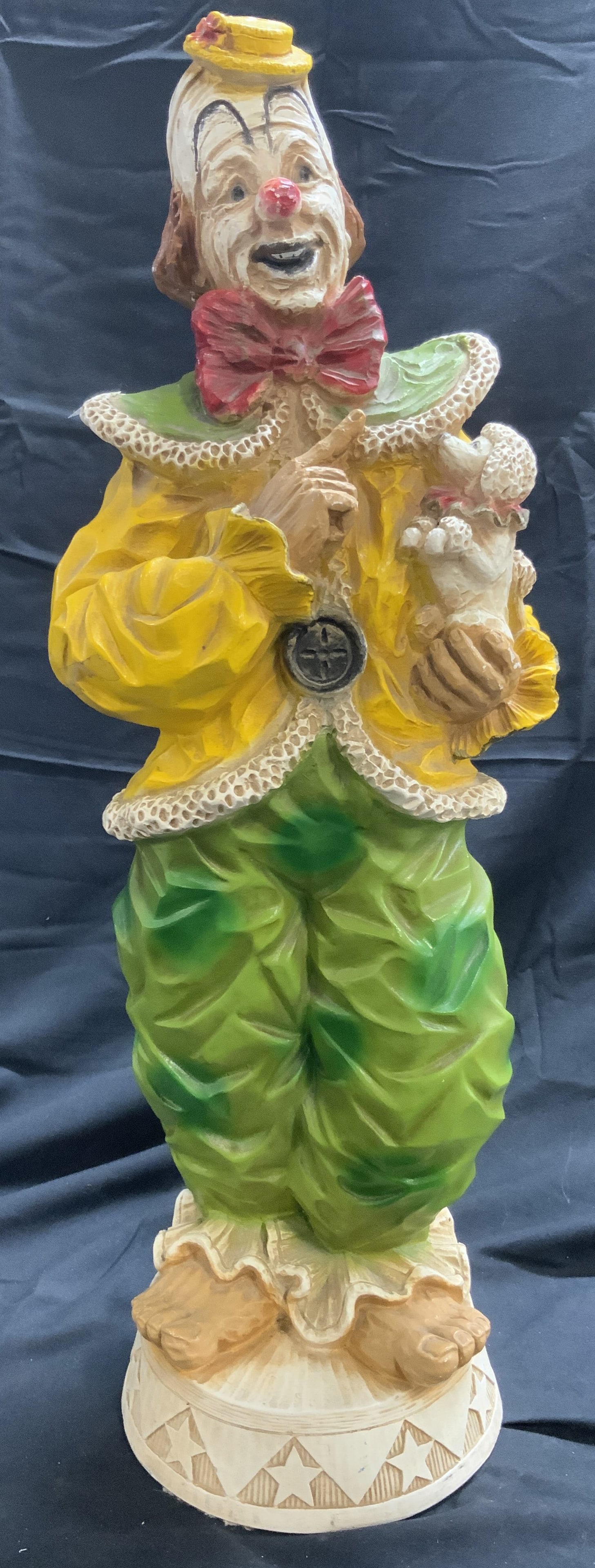 UNIVERSAL STATUARY CORP Vtg Resin Clown Figure (1 of 9)