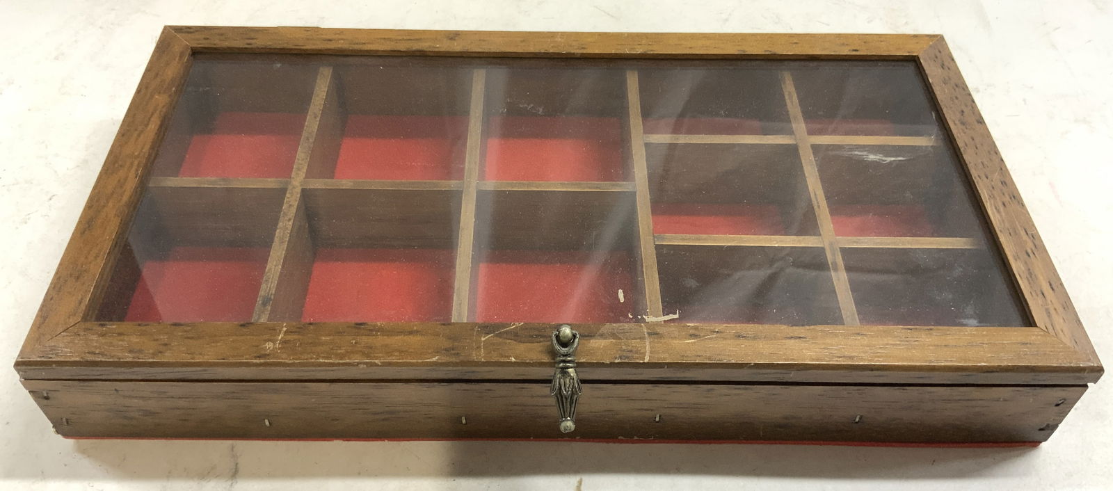 Vintage Wooden Shadow Box Display Case (1 of 9)