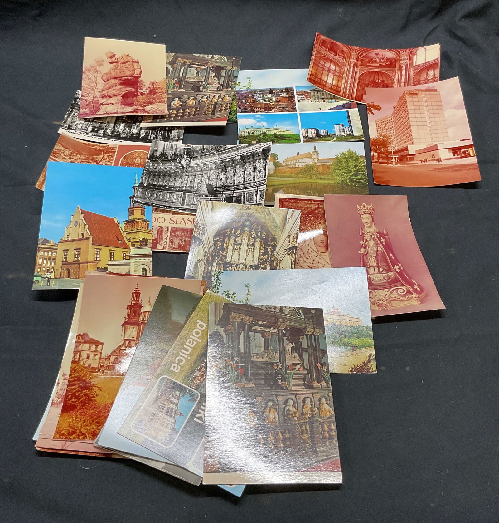 Group Lot Vintage Polish Postcards & Ephemera (1 of 6)