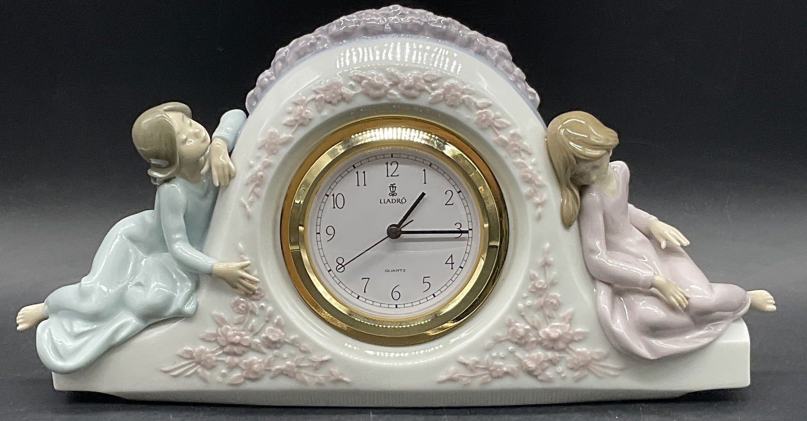 1990 LLADRO DAISA Handmade Two Sisters Clock, Sp (1 of 11)