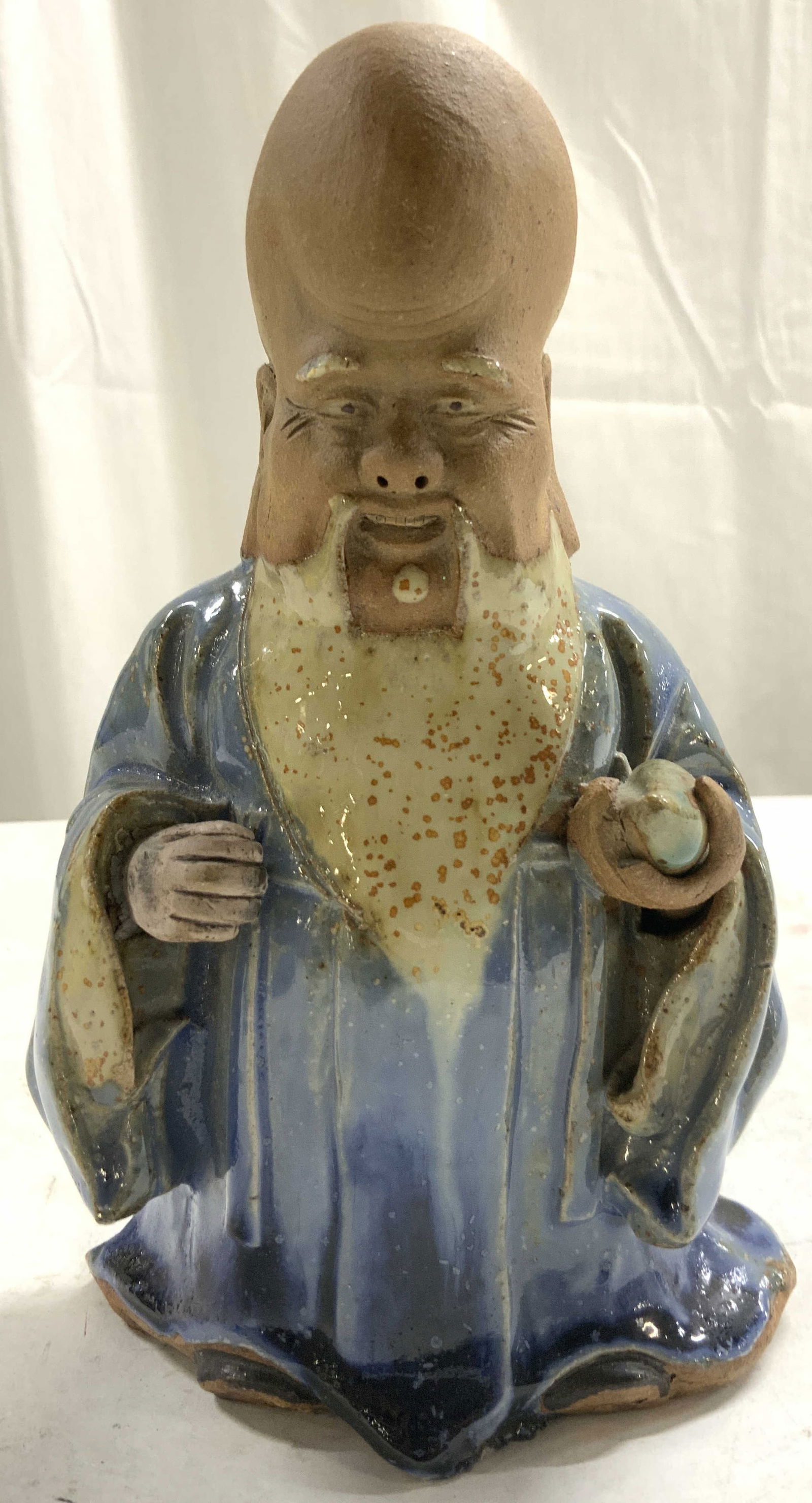 Vtg Hand Crafted Asian Ceramic Shoulao Figure (1 of 7)