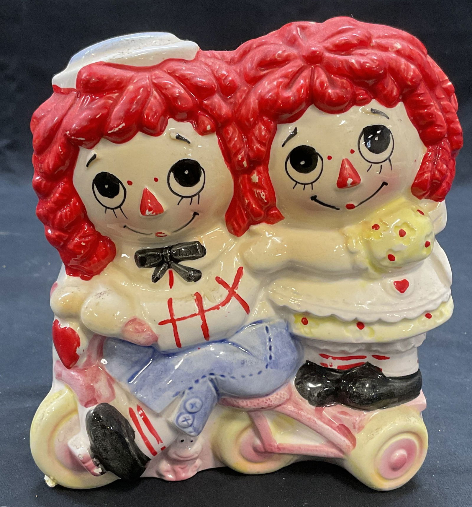 1976 Bobbs Merril Raggedy Ann Ceramic Planter (1 of 6)