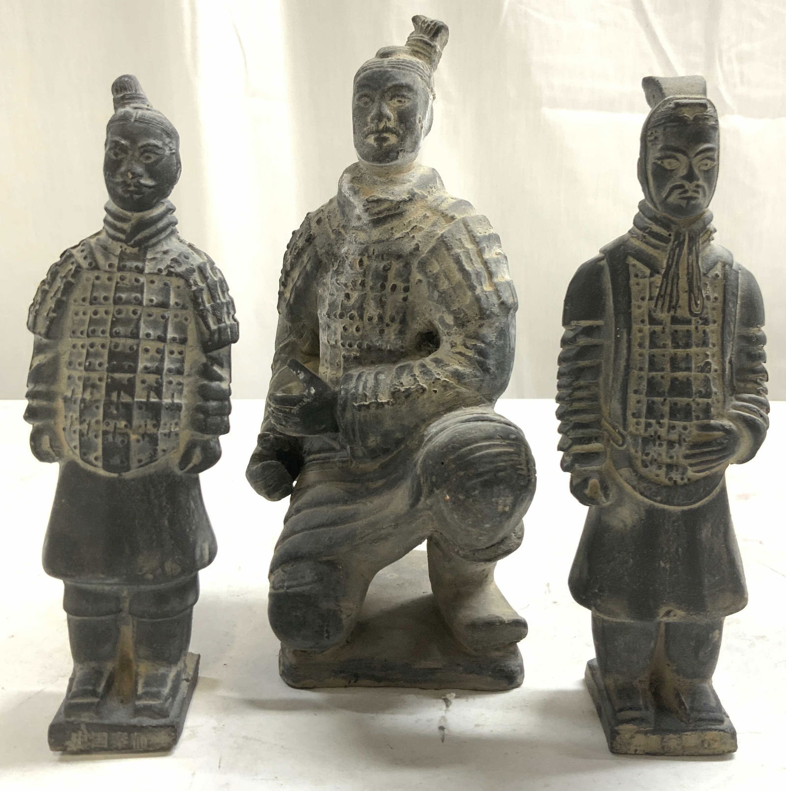 Antq Lot 3 Chinese Terra Cotta Warrior Figures (1 of 11)