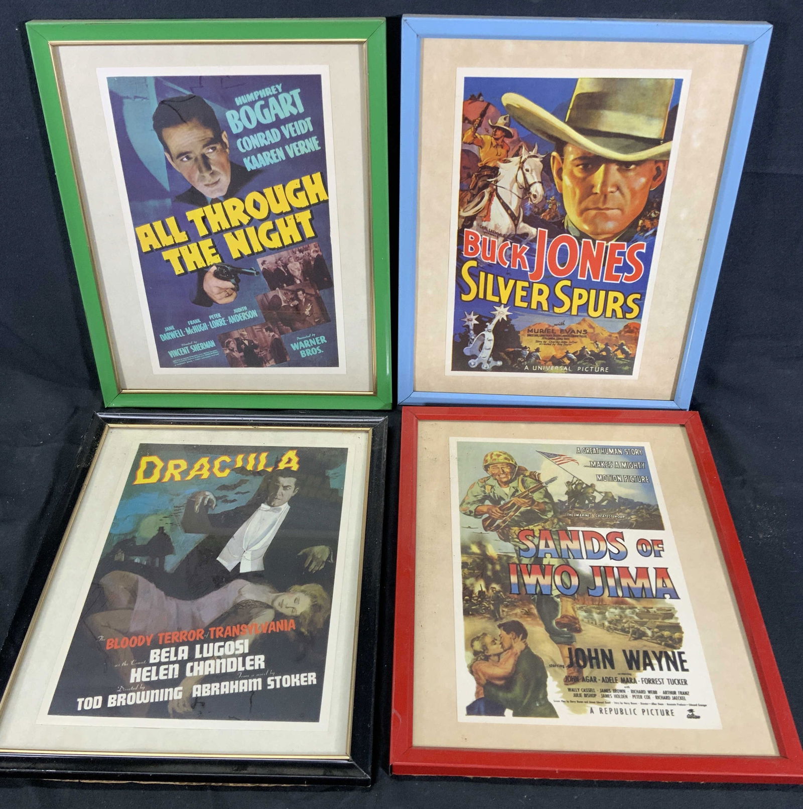 Framed Vintage Movie Lithographs Humphrey Bogart (1 of 7)