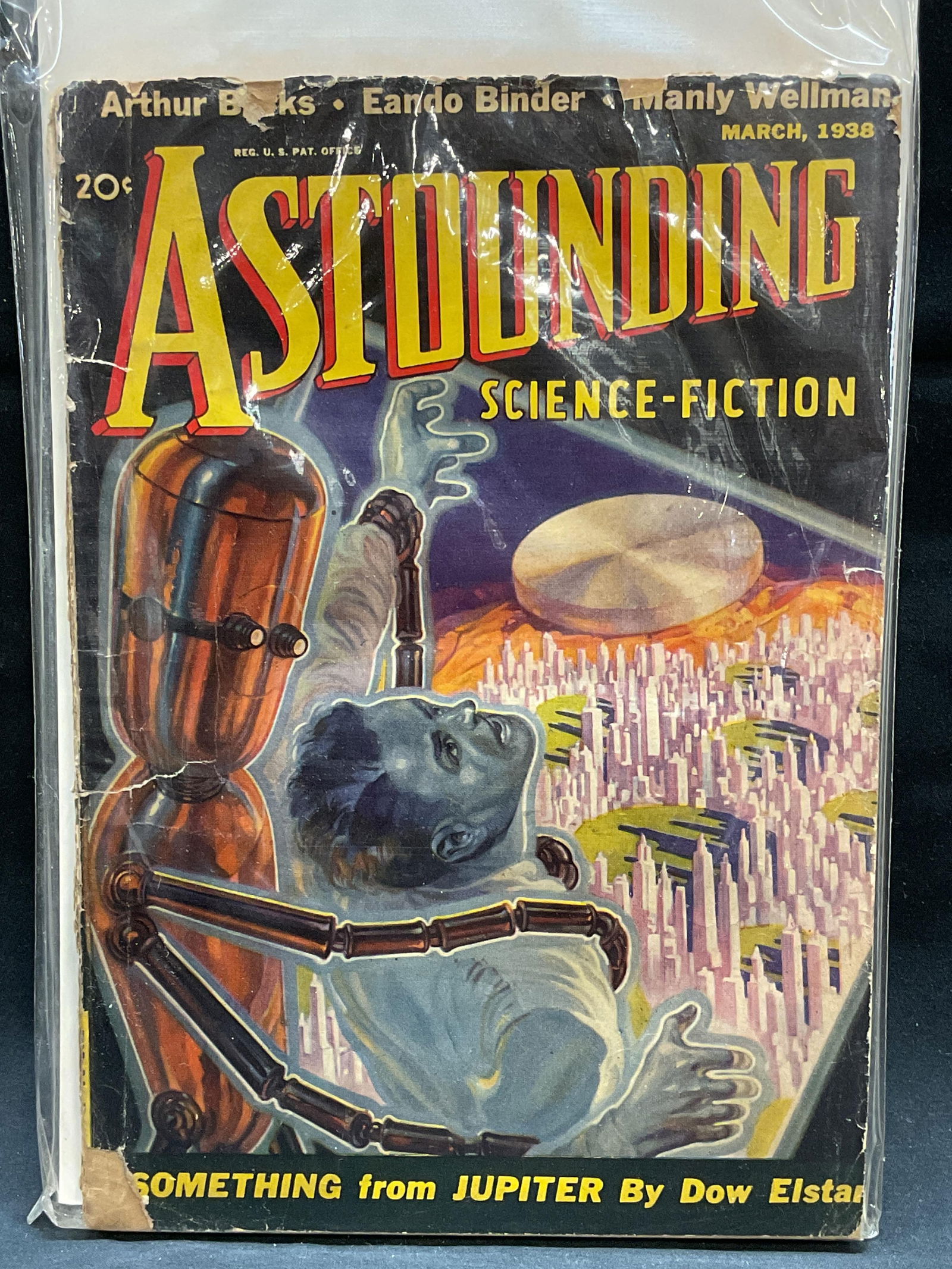 Vtg 1938 Astounding Stories, Science Fiction Mag (1 of 6)