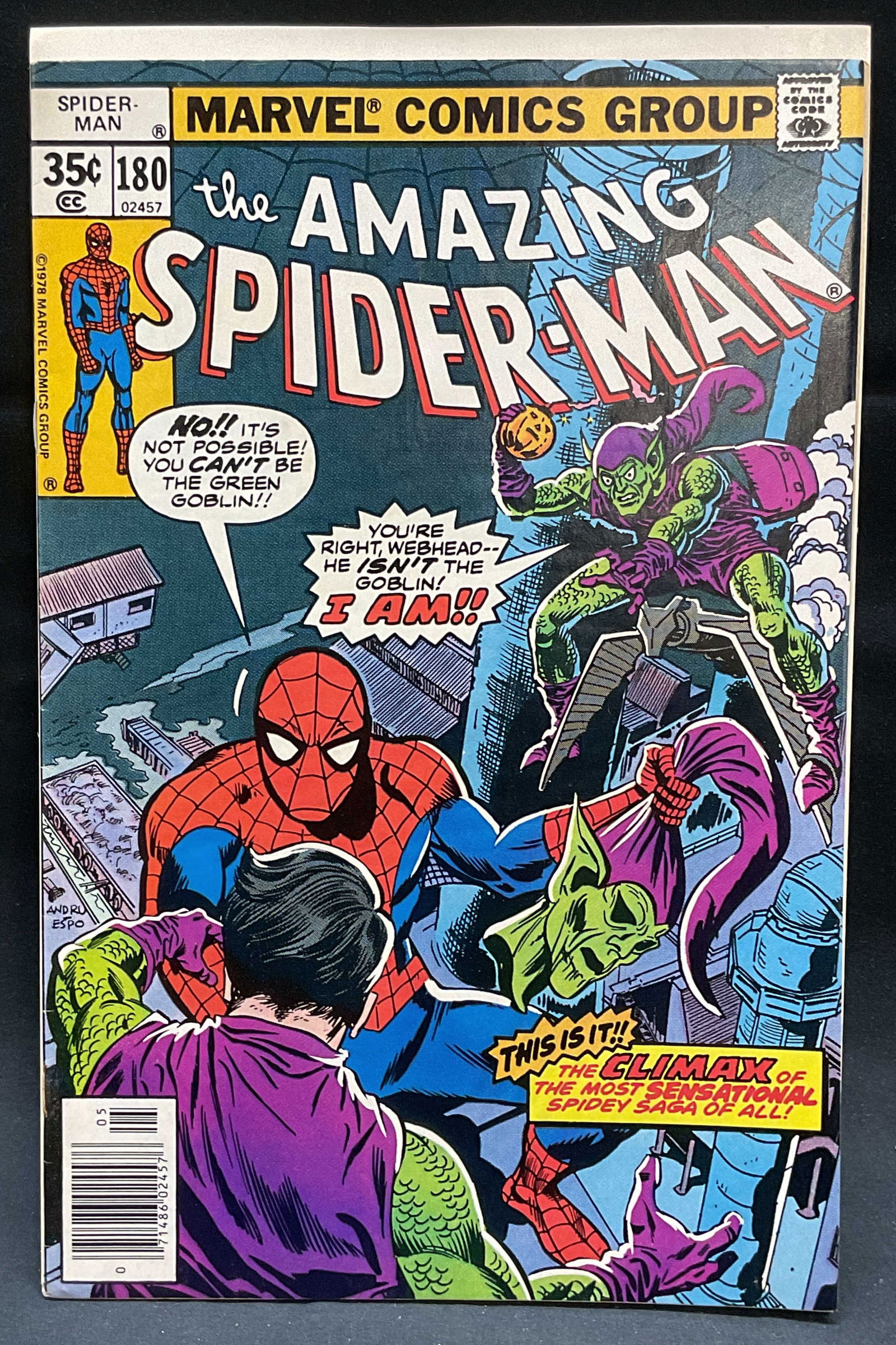 Marvel Comics Amazing Spider Man #180 1978 (1 of 6)