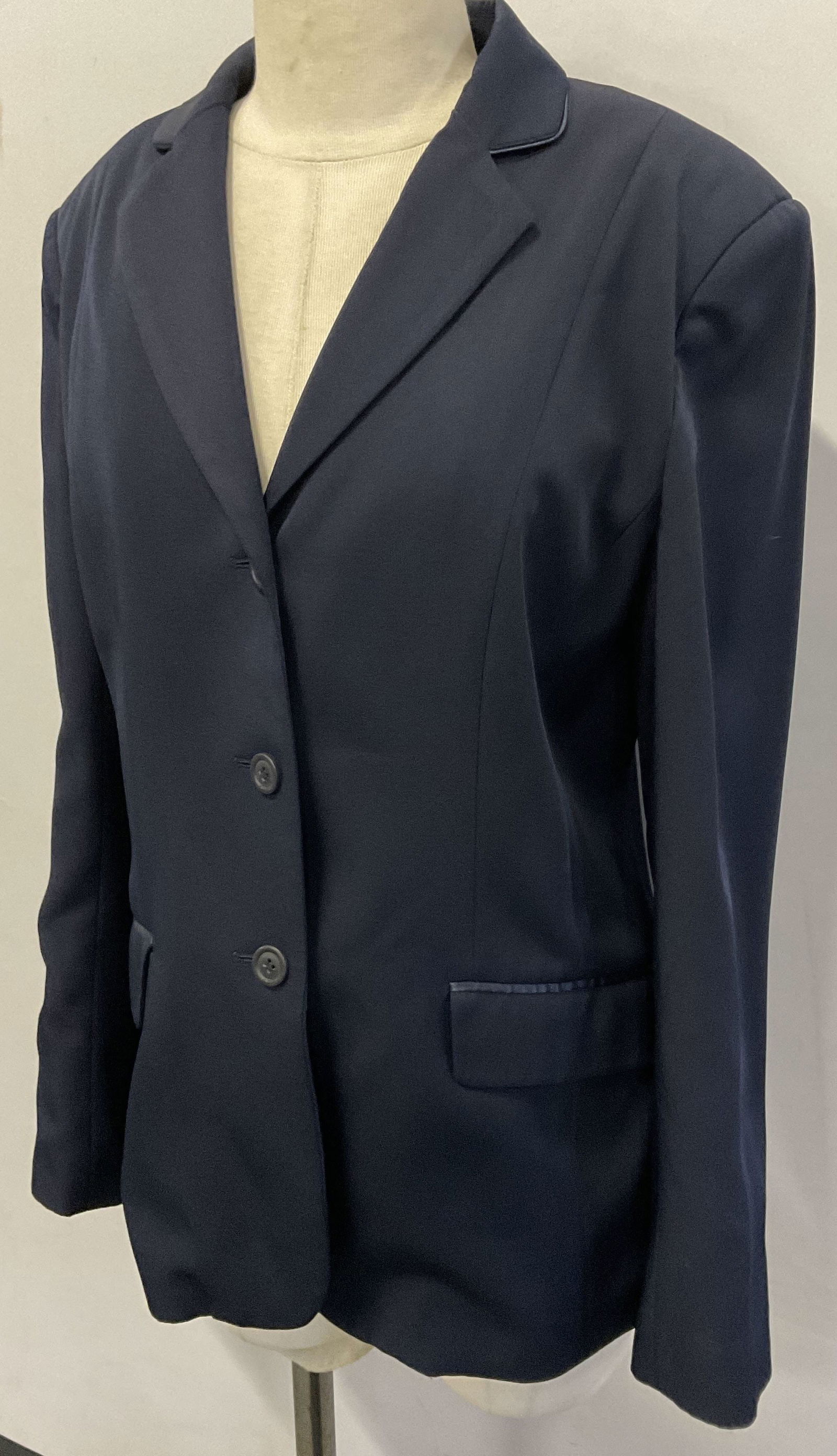 HUNTFIELDS Navy Blue Button Up Blazer / Jacket (1 of 9)