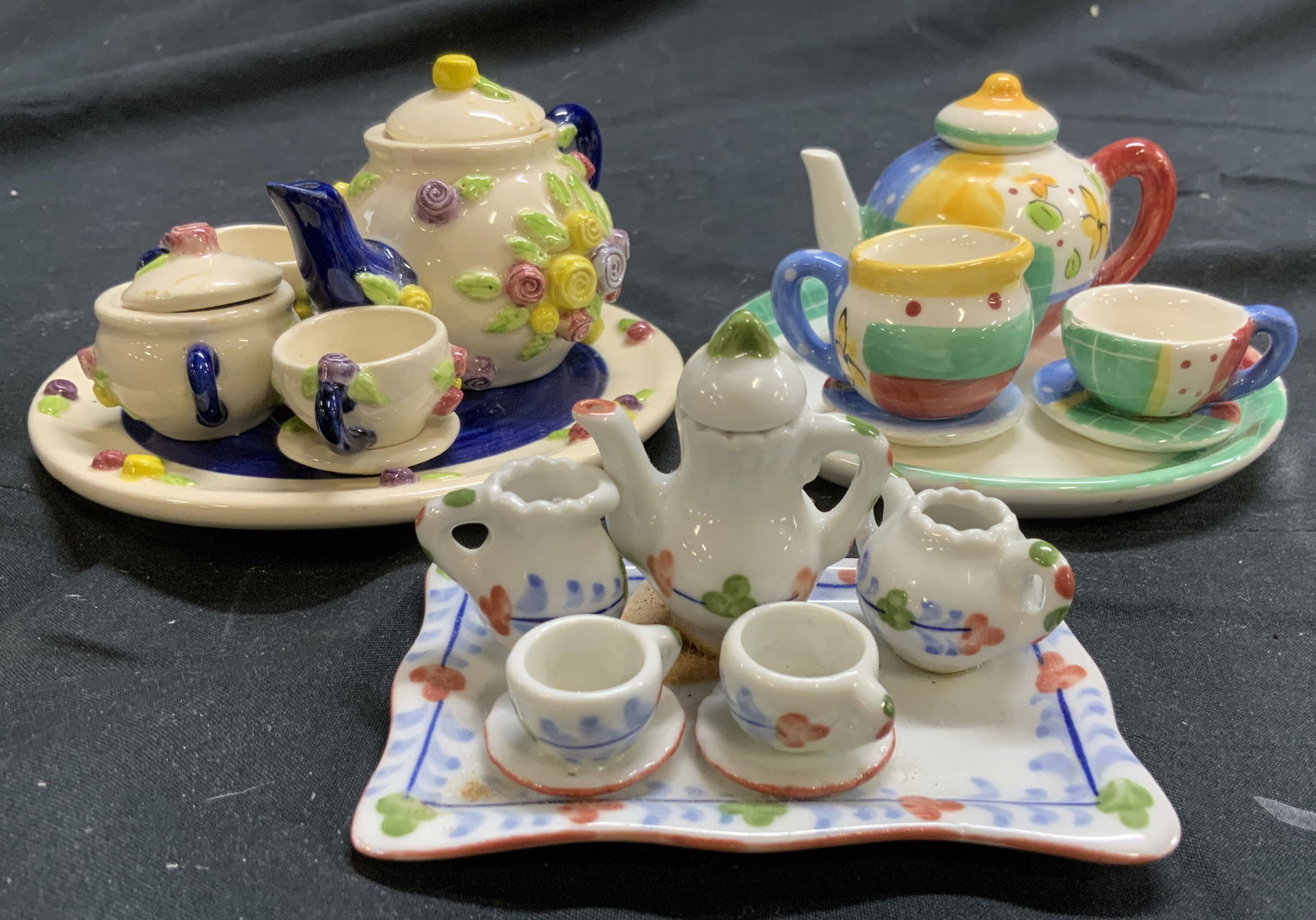Lot 3 Assorted Mini Porc Tea Service (1 of 9)