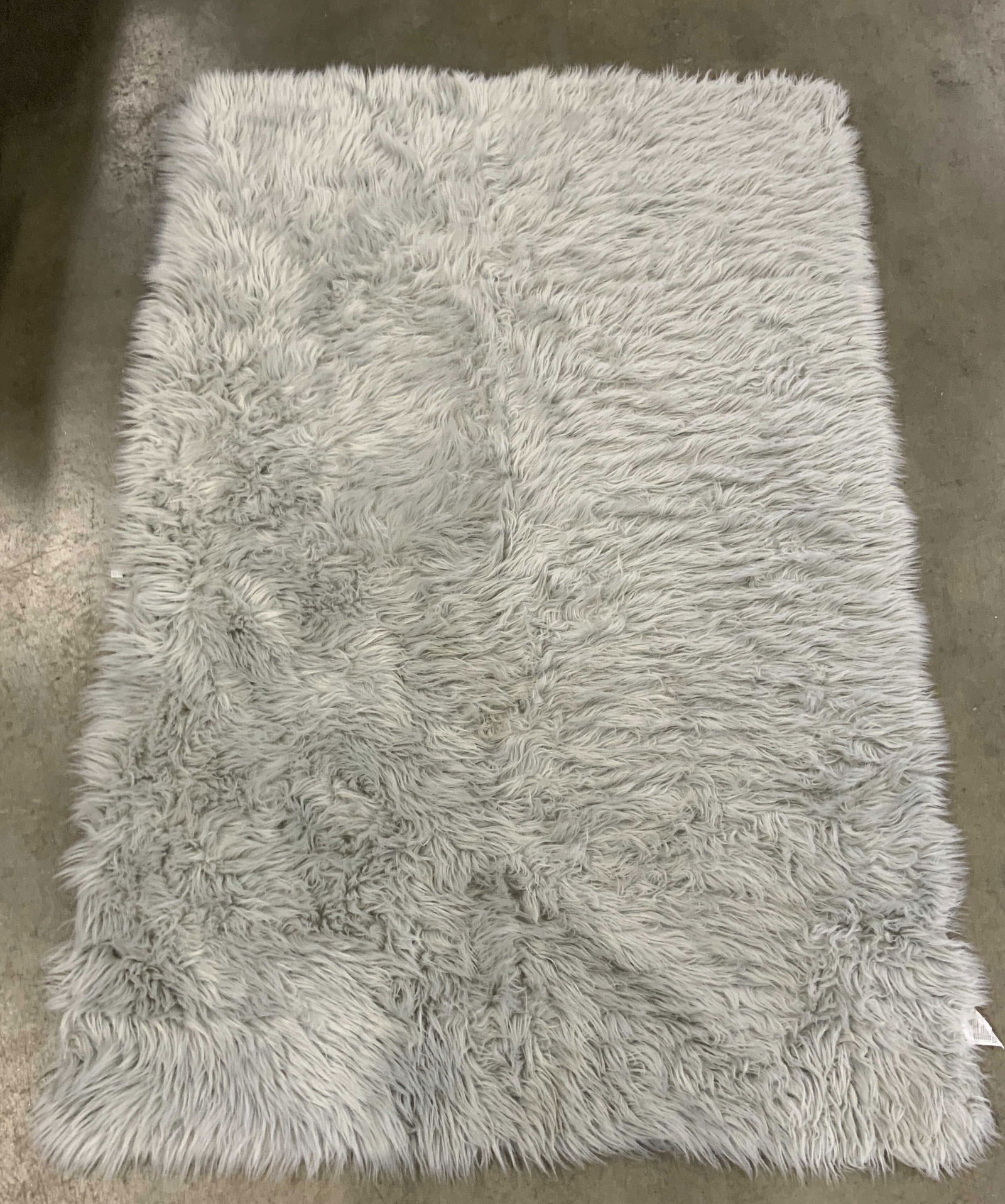 Acrylic Polyester Light Grey Area Rug (1 of 6)