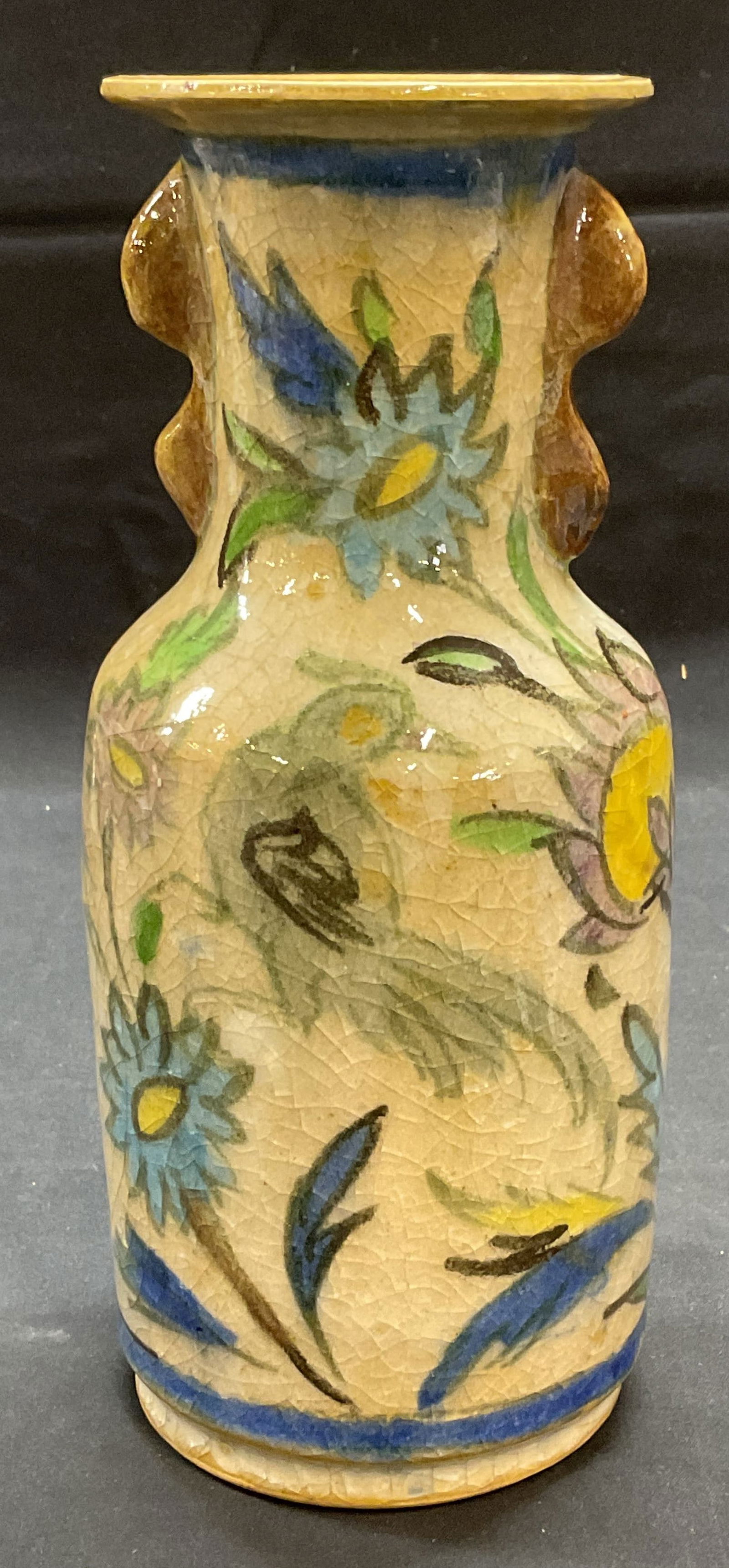Vintage Ceramic Bird & Flower Vase (1 of 6)