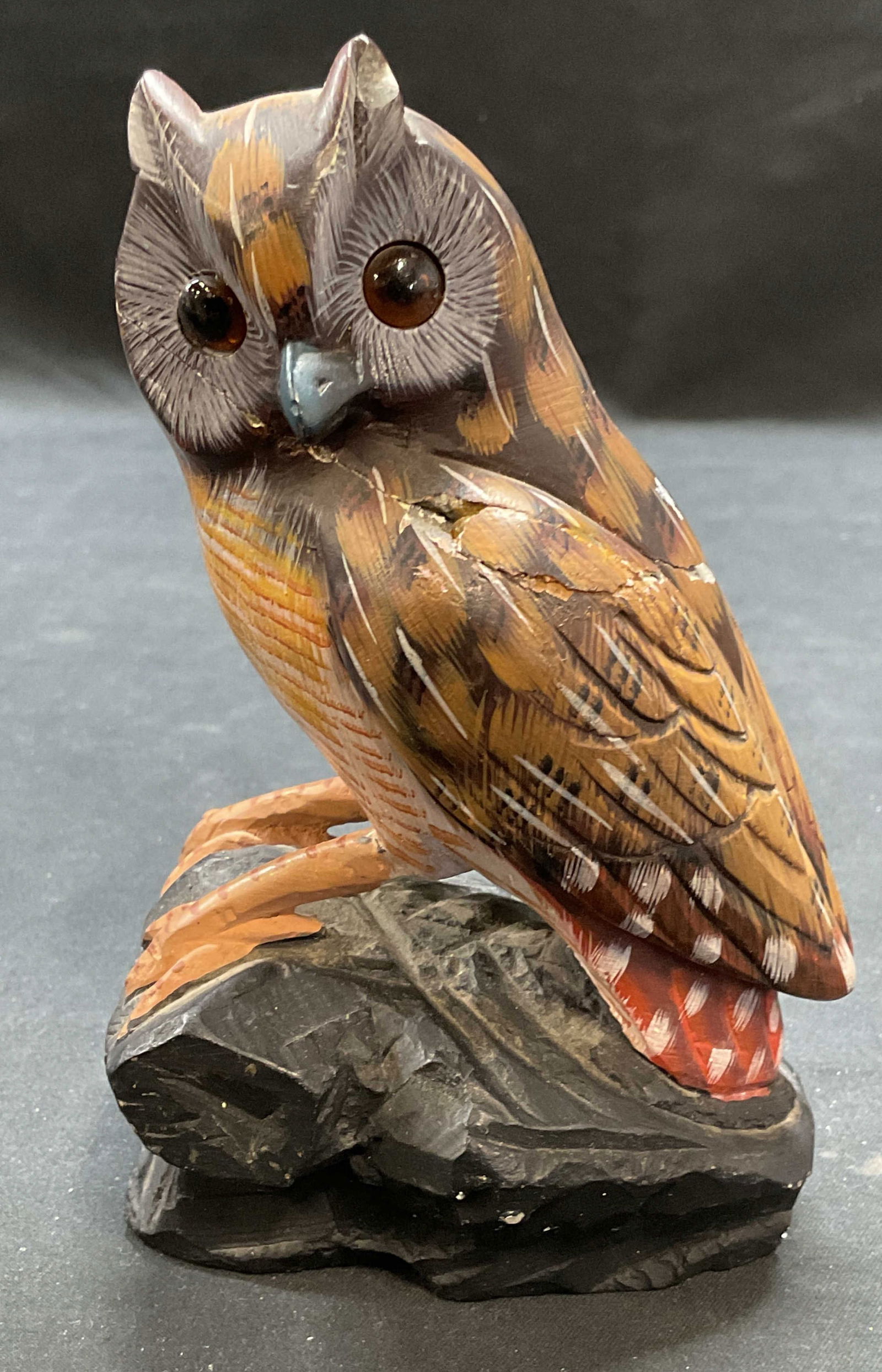 Vintage Hand Painted Owl Figural (1 of 6)