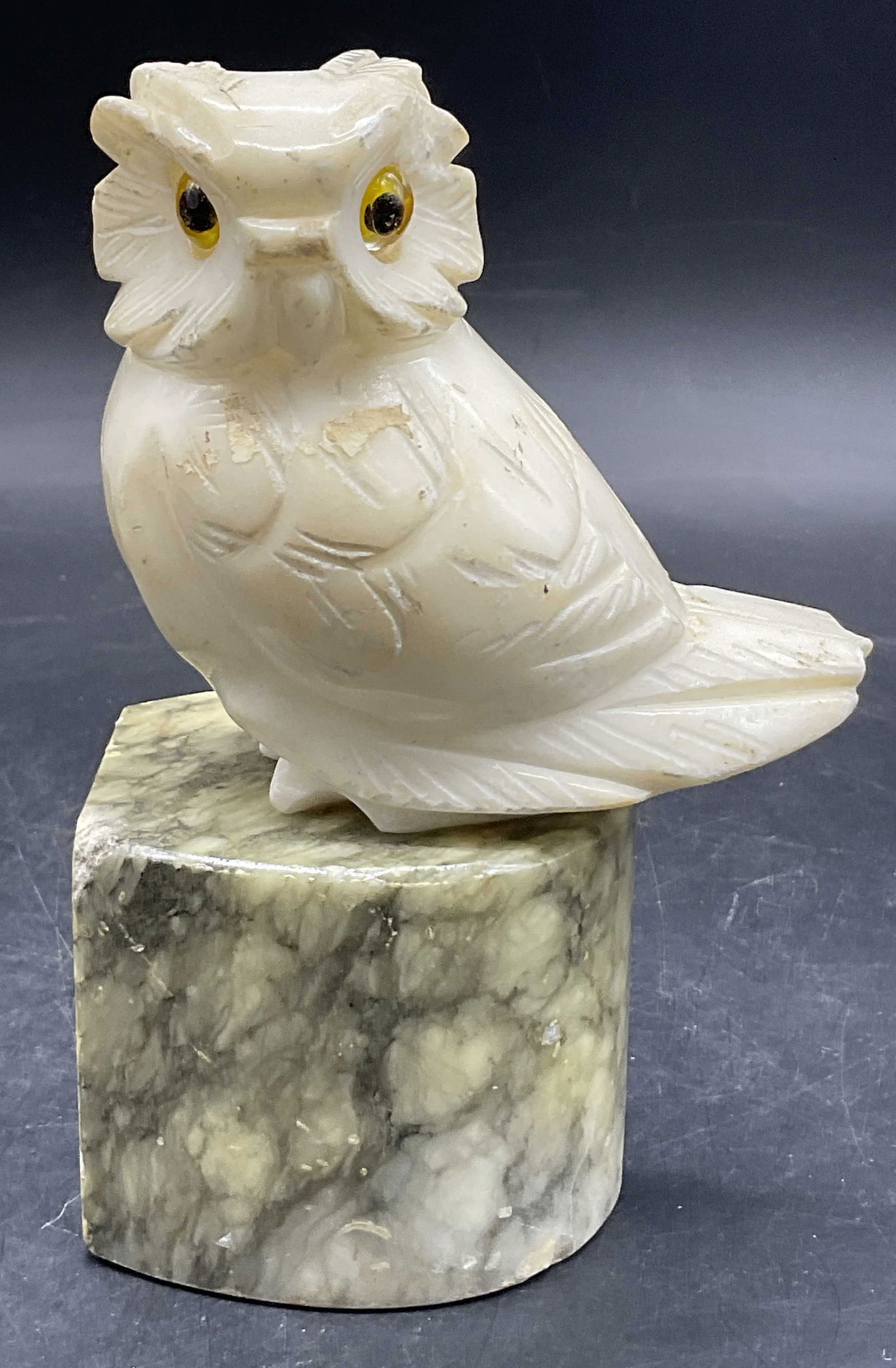 Natural Stone Owl Figural / Paperweight (1 of 8)