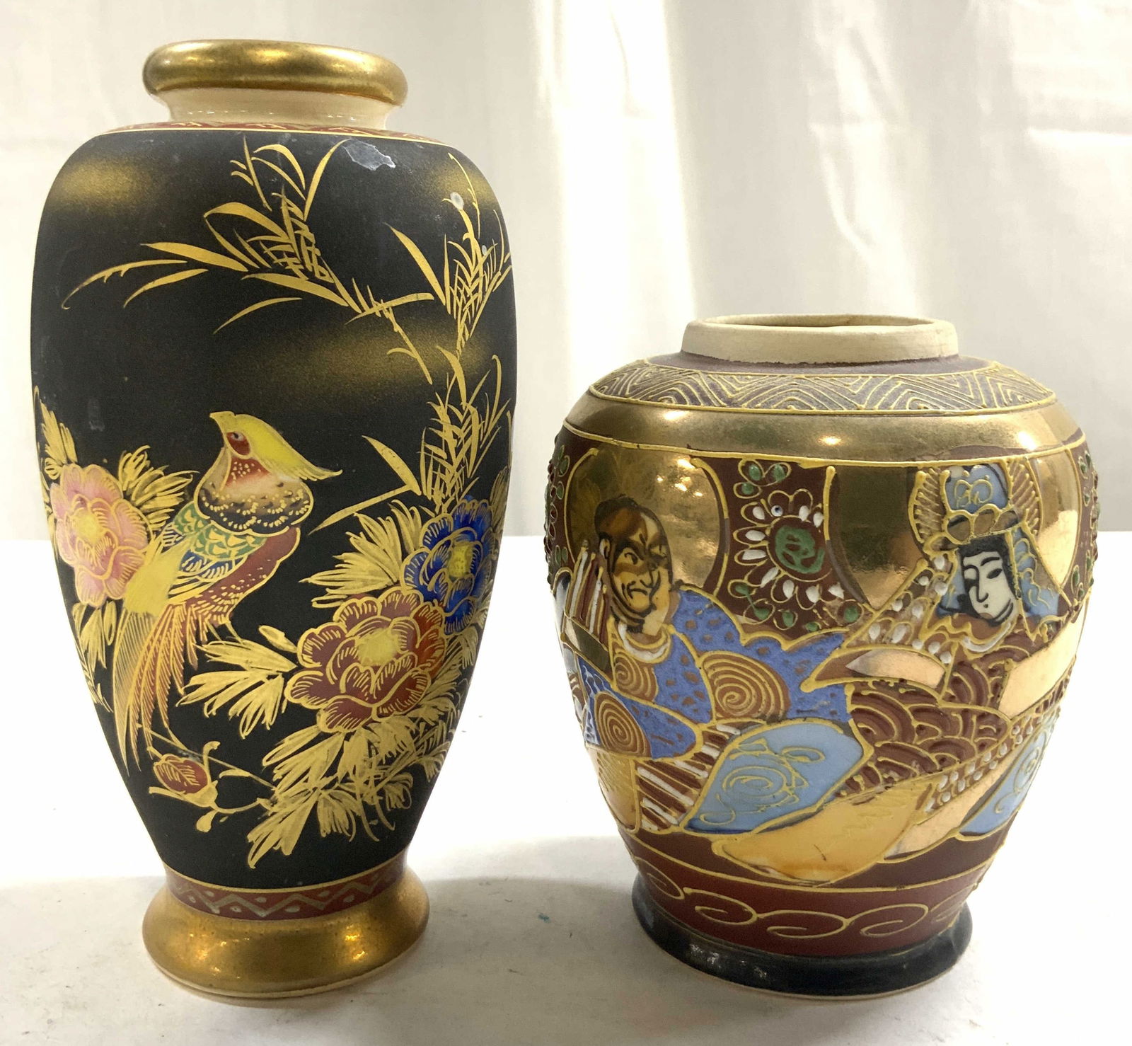 Vintage Hand Painted Asian Ceramic Vases (1 of 7)