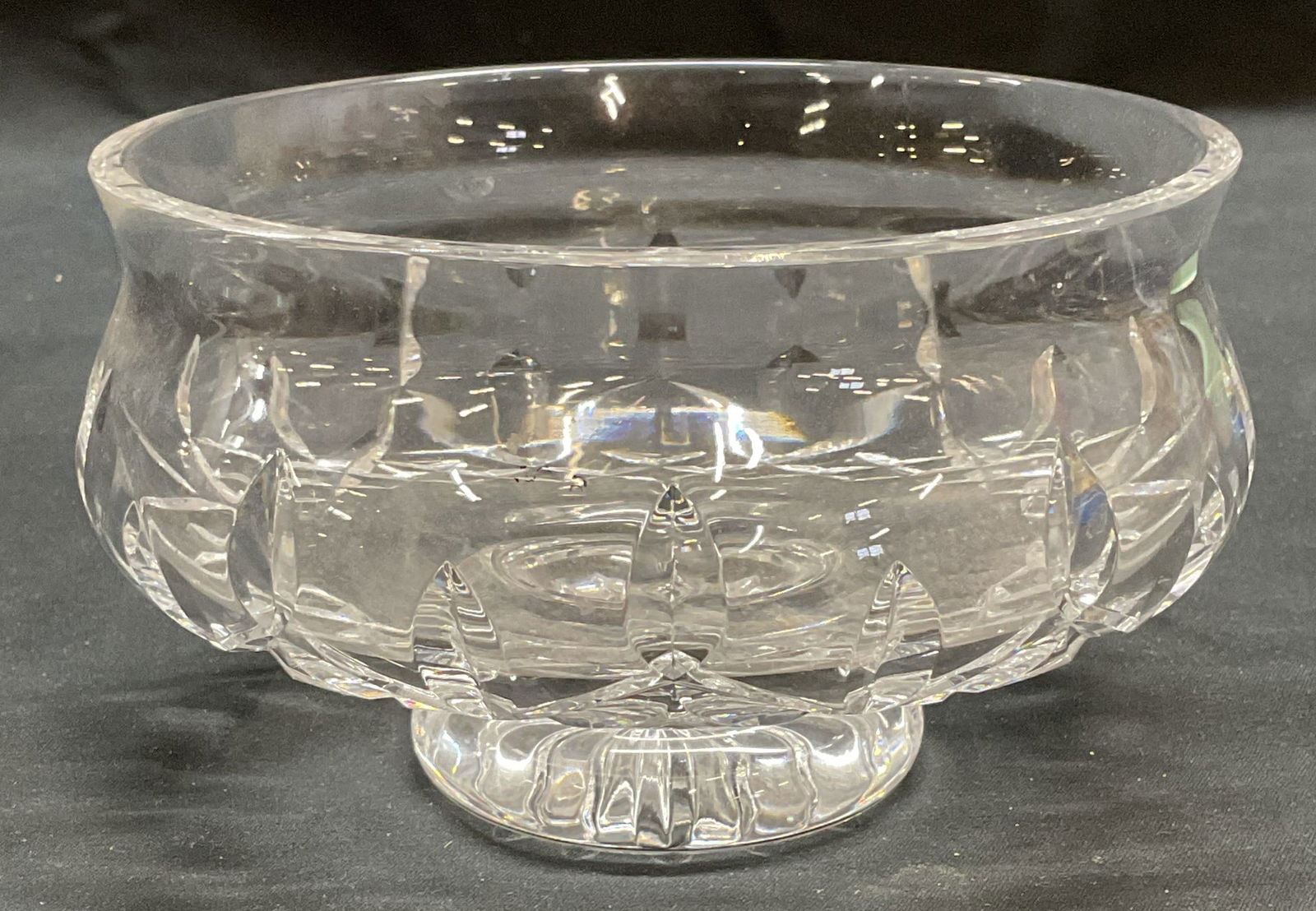 Vtg Waterford Cut Crystal Footed Bowl (1 of 6)