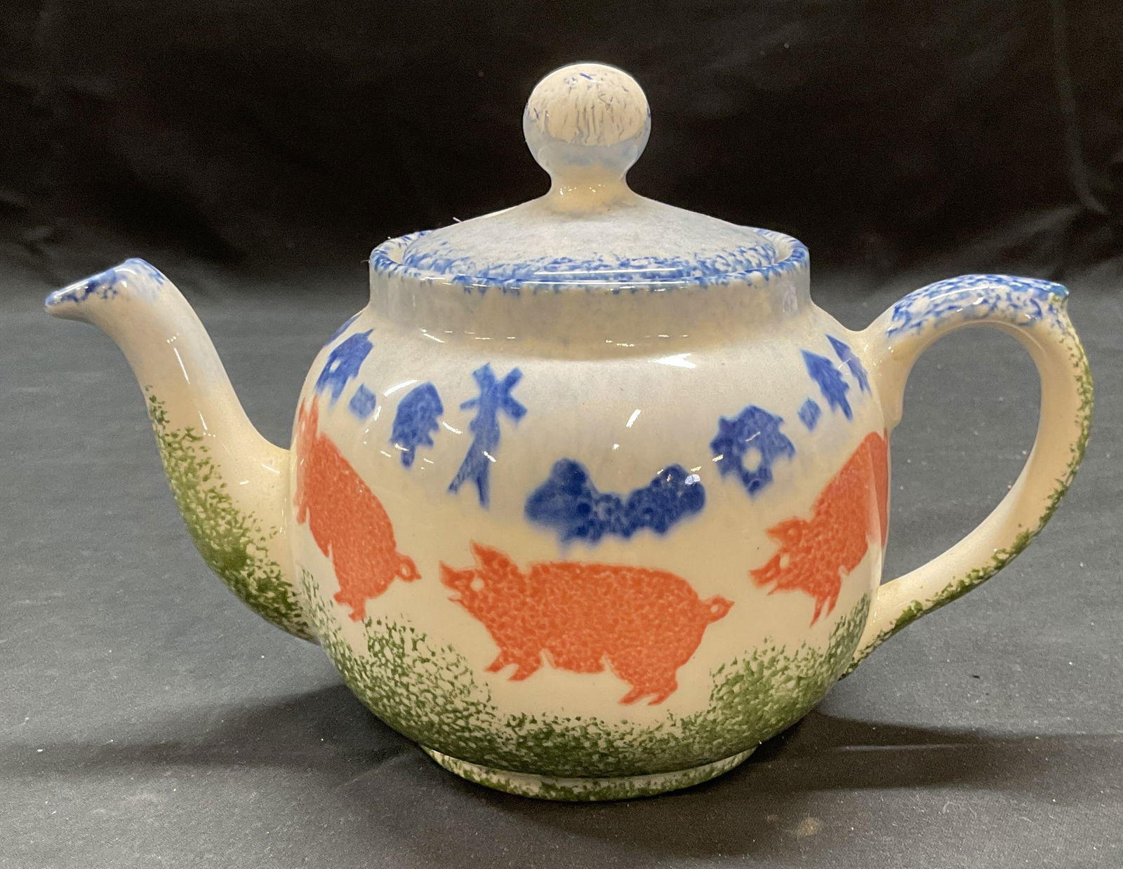 Prince Kensington Ceramic Pig Teapot, England (1 of 6)