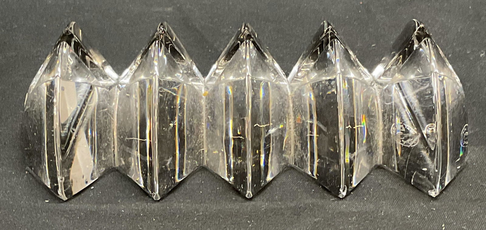 Baccarat Vega Crystal Photo Frame Holder, France (1 of 8)