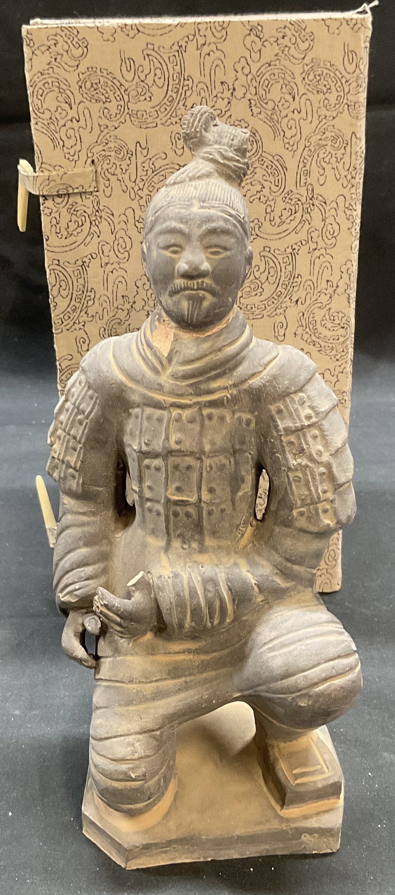 Chinese Terracotta Warrior Figural & Box (1 of 9)