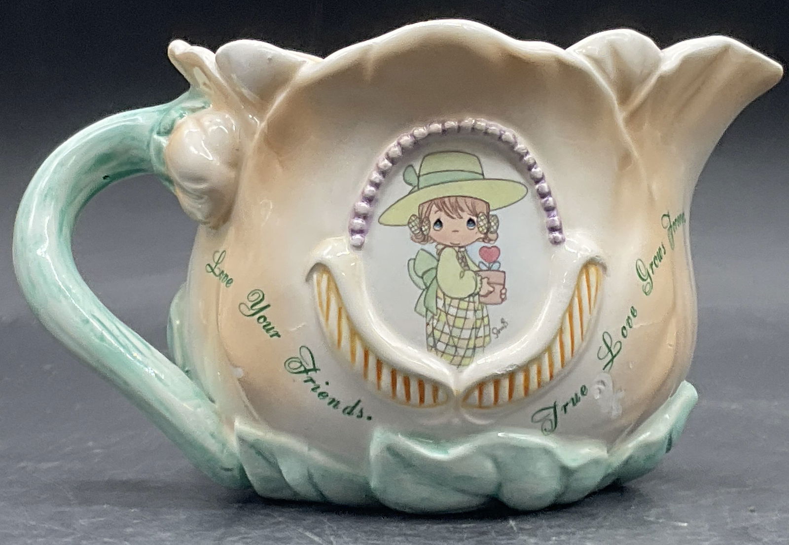 1996 ENESCO PRECIOUS MEMORIES Ceramic Creamer (1 of 9)