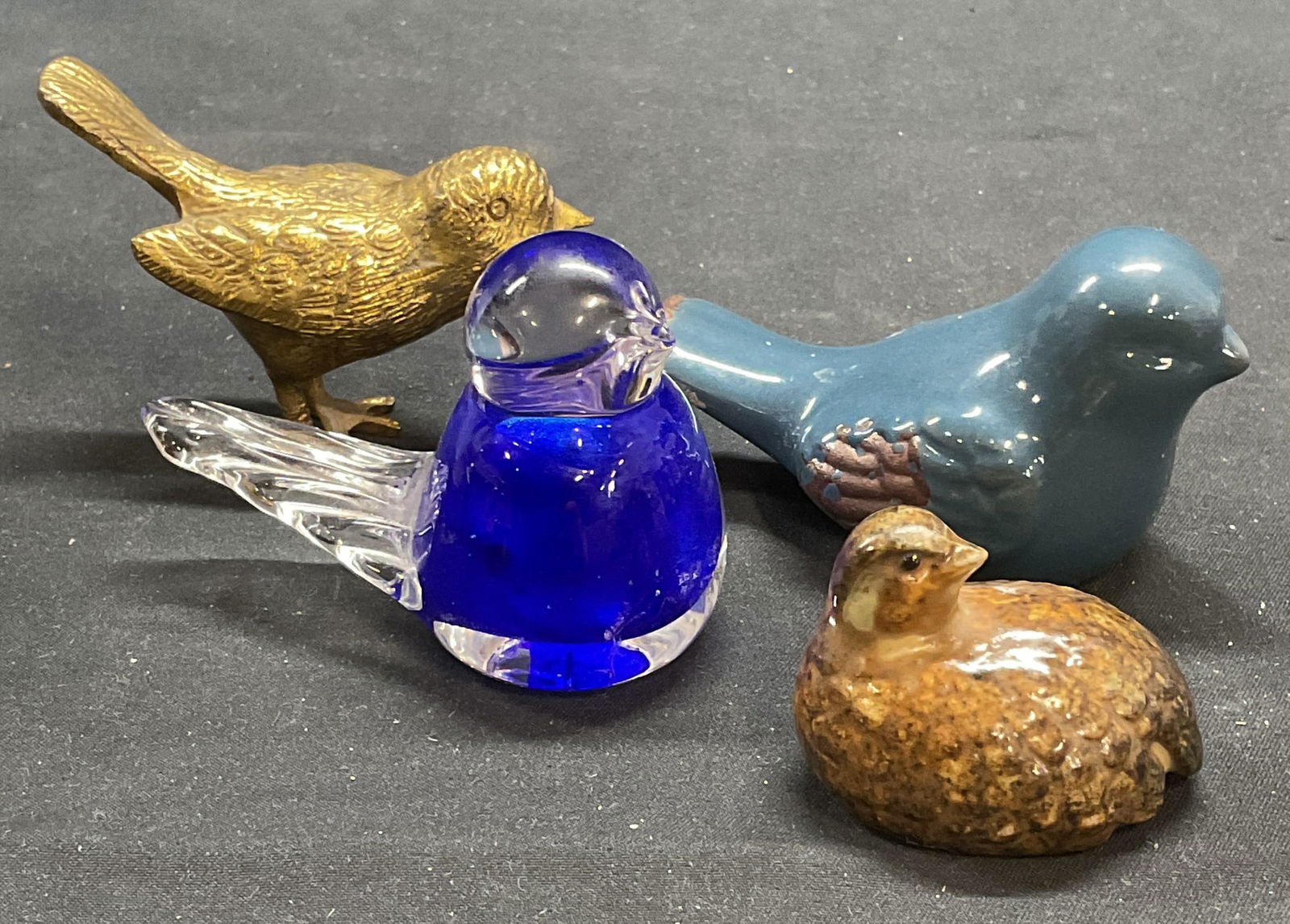 Lot 4 M & G Hammar Art Glass Bird Figural + (1 of 7)