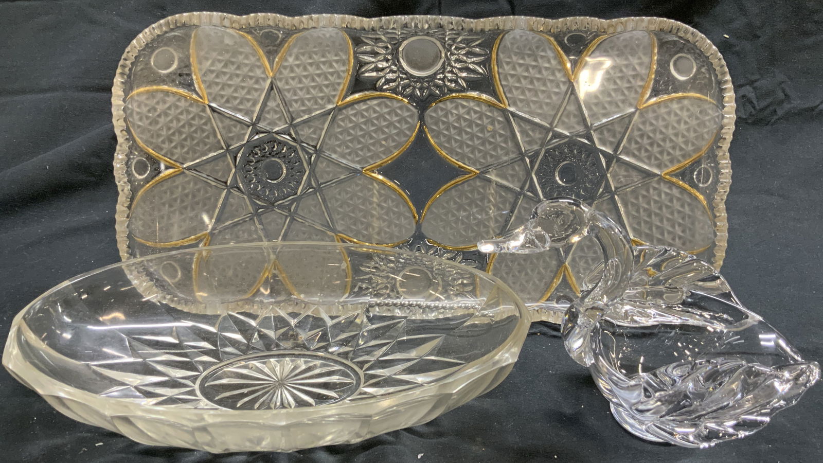 Lot 3 Assorted Art Glass Tabletop (1 of 6)