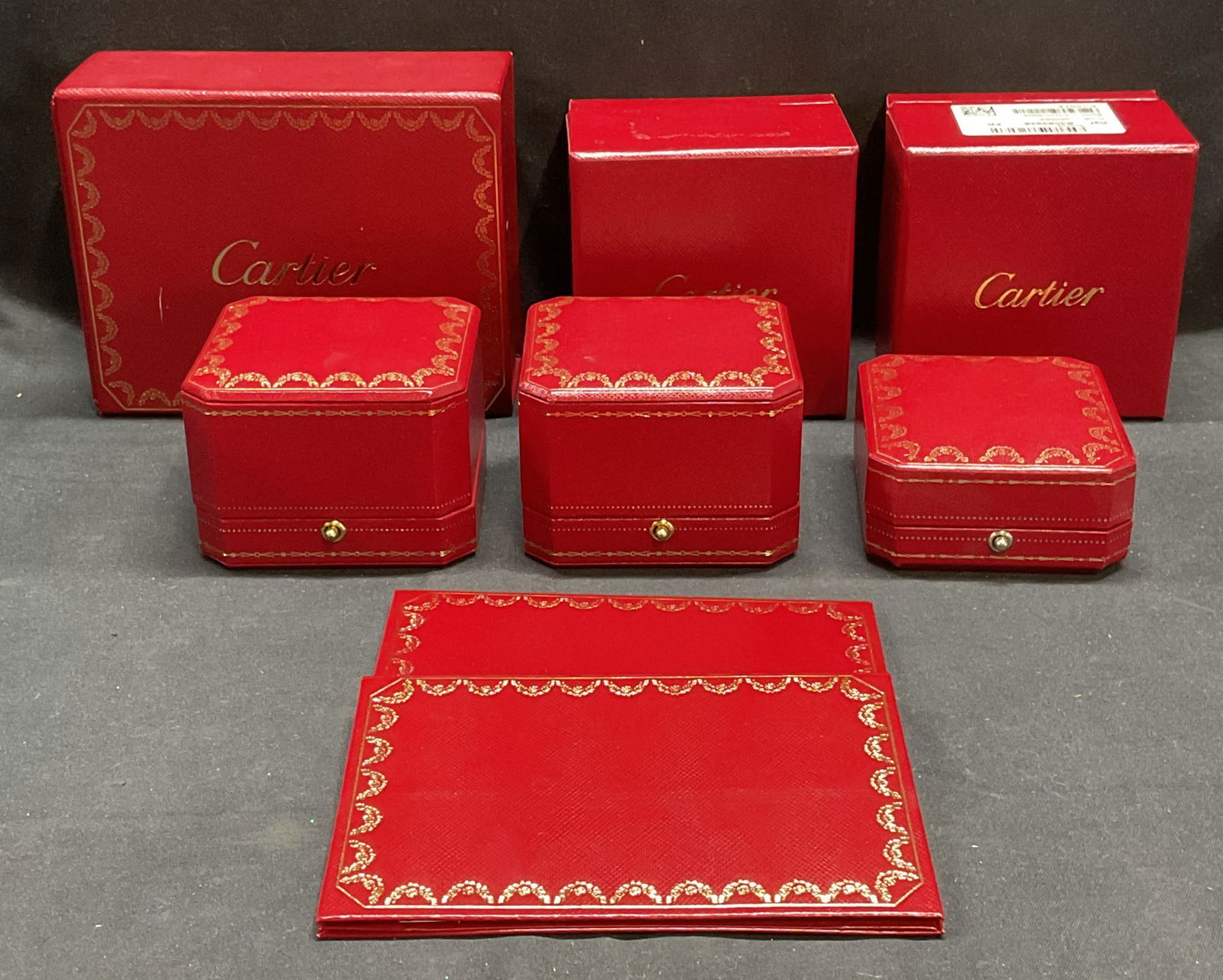 Group Cartier Paris jewelry Boxes, Cert Holders (1 of 9)