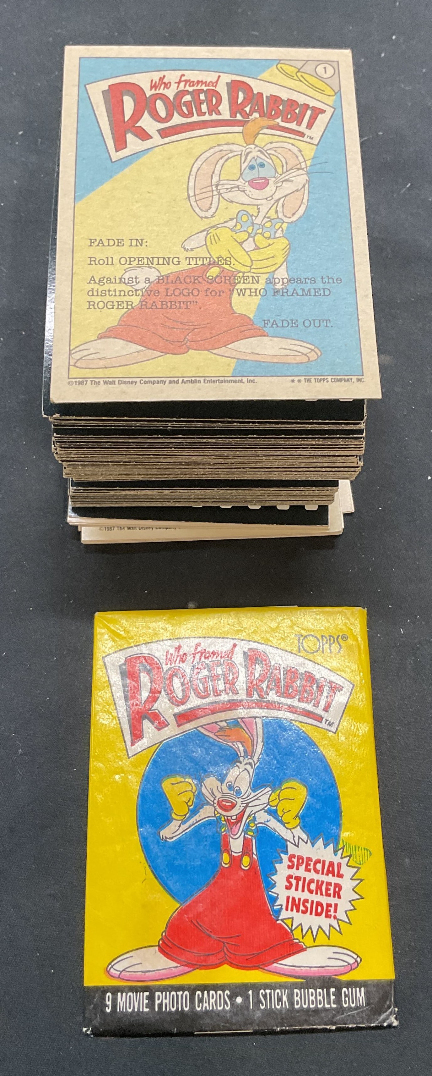 Group Lot Roger Rabbit Trading Cards (1 of 7)