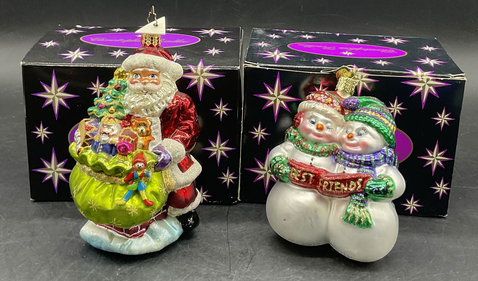 Lot 2 CHRISTOPHER RADKO Holiday Ornaments Bx (1 of 8)