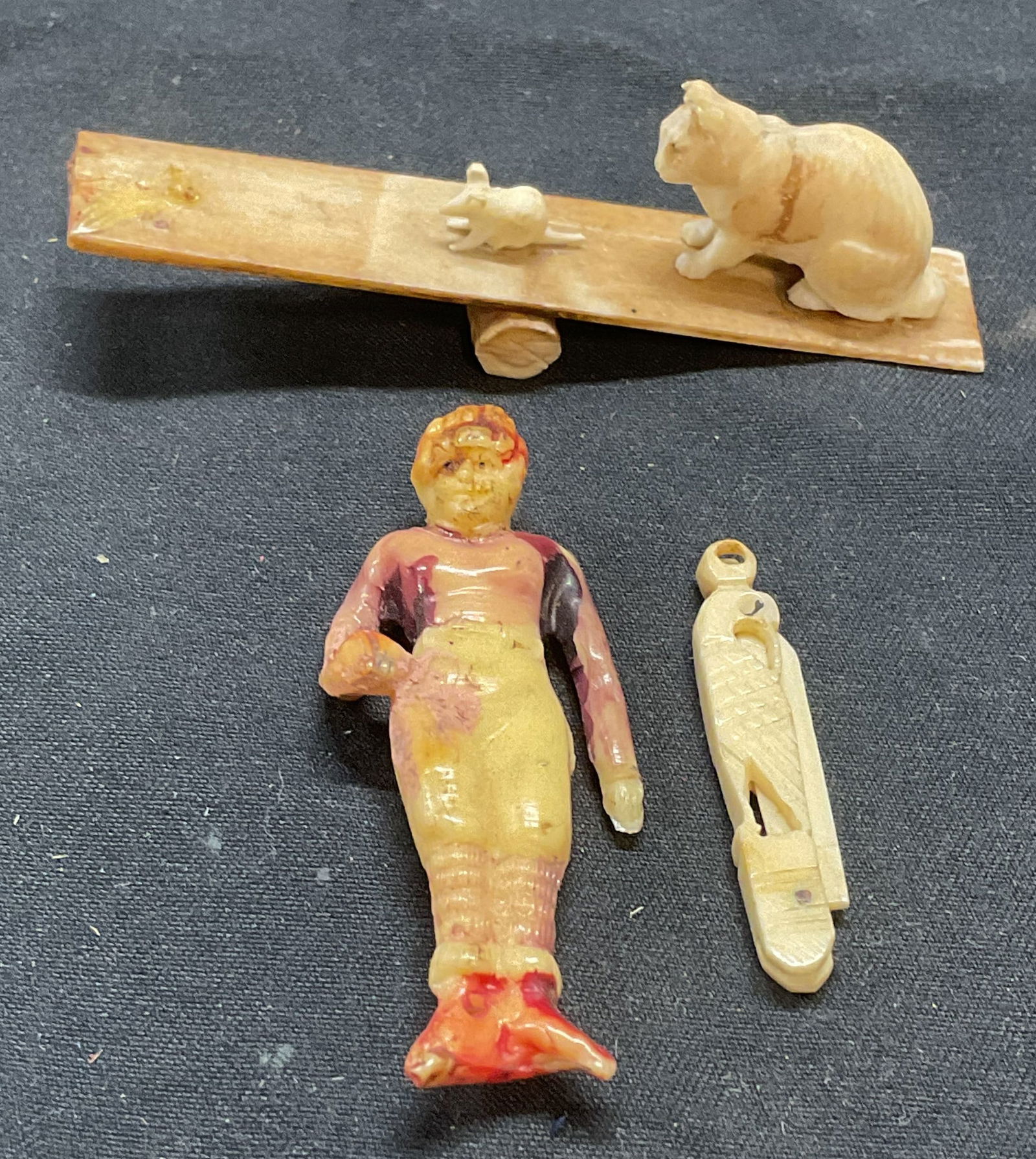 Lot 3 Vintage Cat & Mouse Figural + (1 of 6)