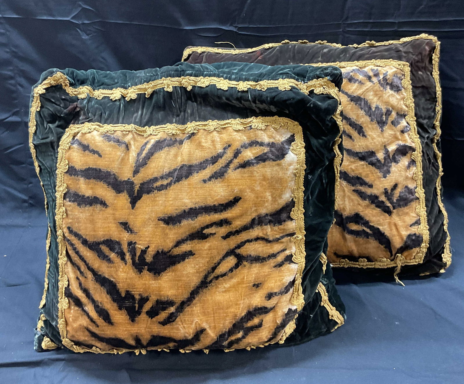 Pair Ralph Lauren Velvet Animal Print Pillows (1 of 8)