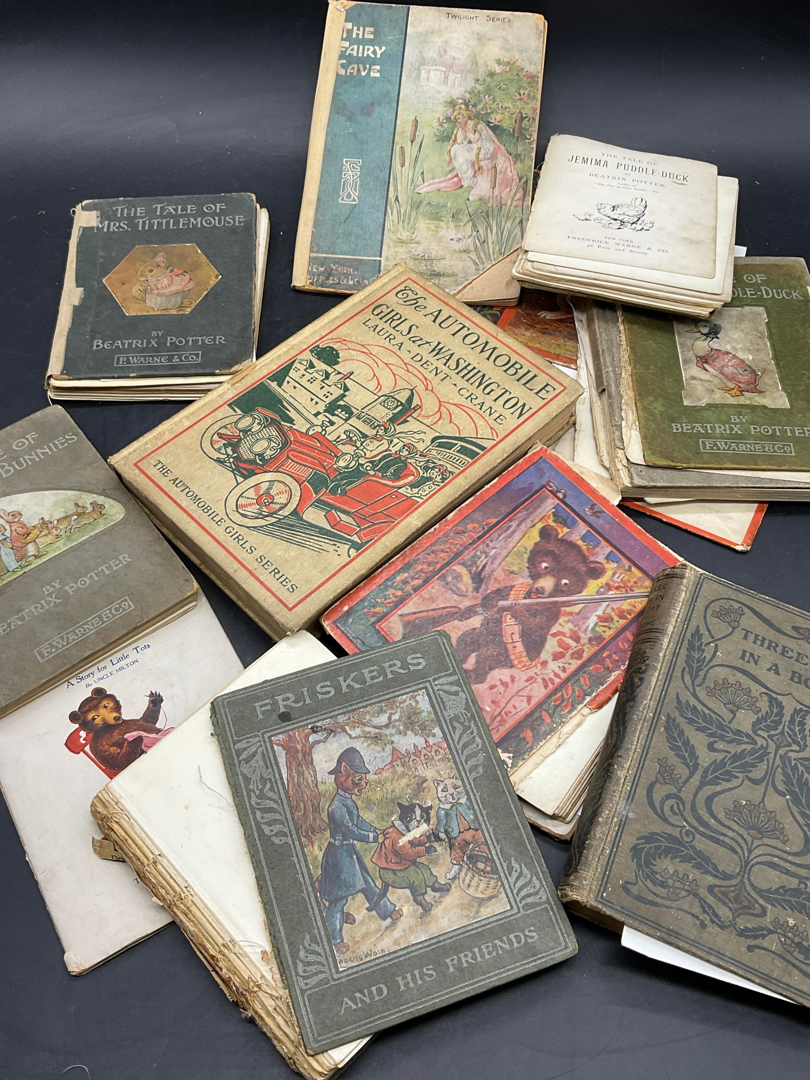 Group Lot Vintage & Antique Illustrated Books (1 of 10)